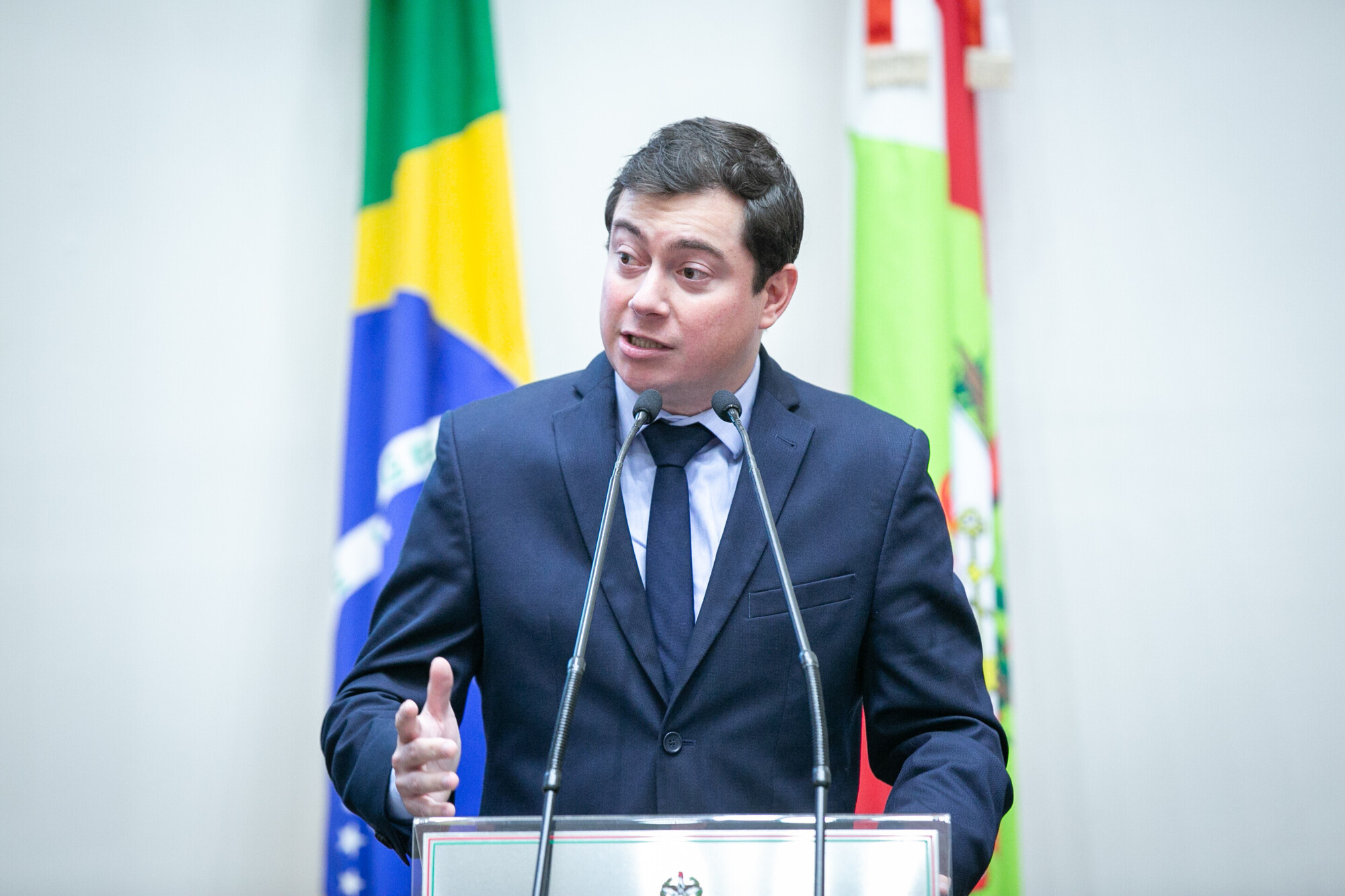 Coordenador estadual das CDLs Jovens, Marcos Brinhosa