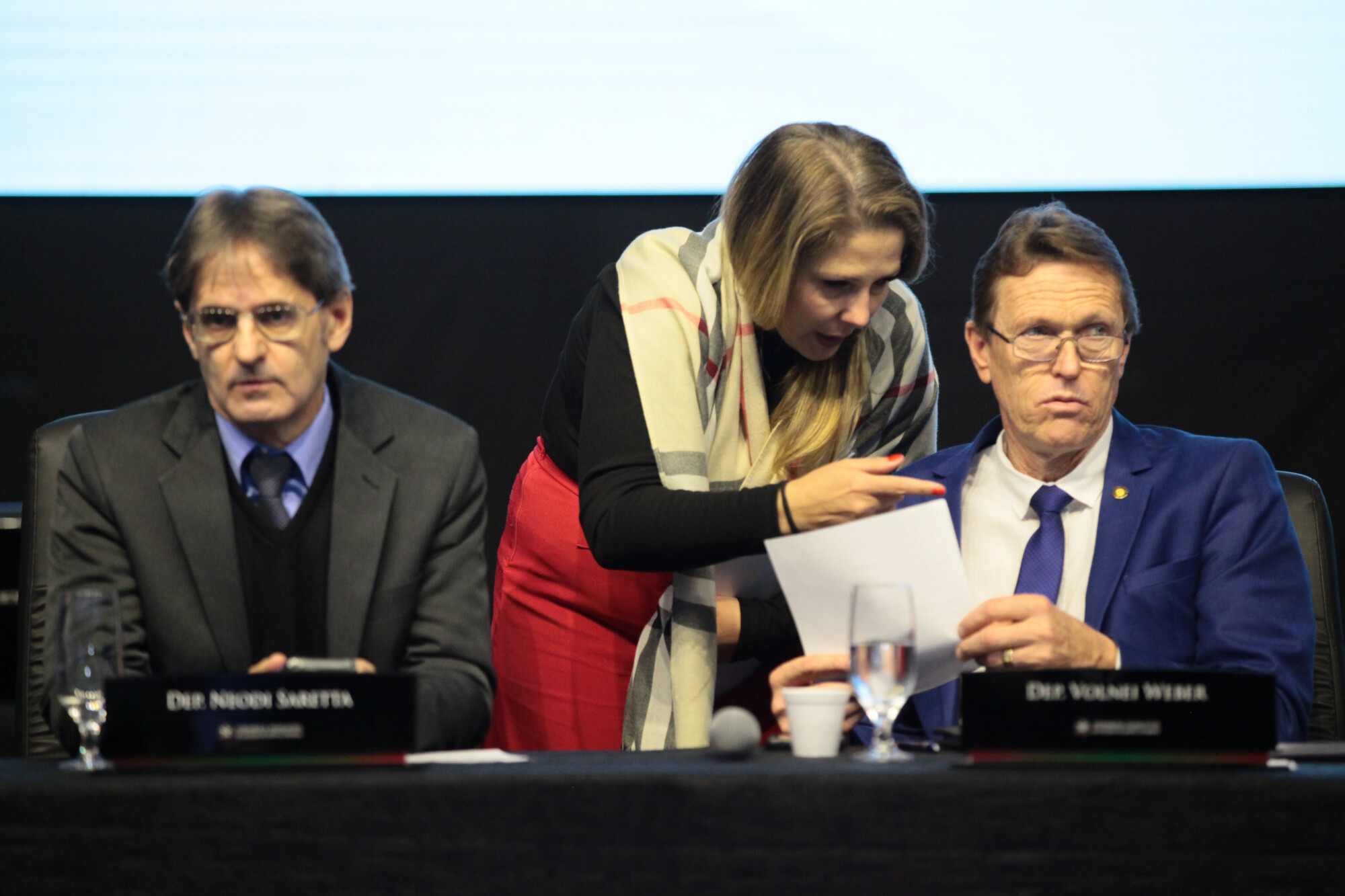 - Deputado Neodi Saretta (PT) 	
 - Deputada Paulinha (Podemos)