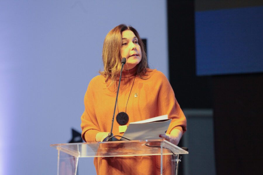 Presidente da ACIJ, Maria Regina de Loyola Rodrigues Alves