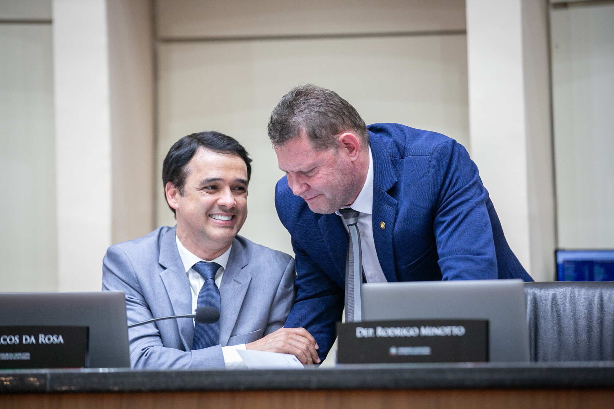 - Deputado Marcos da Rosa (União)	
 - Deputado Edilson Massoco (PL)