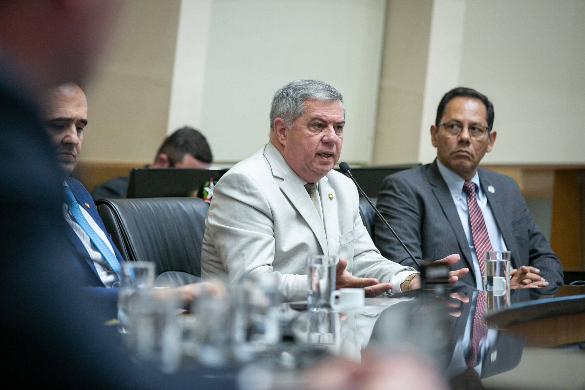 - Deputado Mário Motta (PSD)
-Freibergue Rubem do Nascimento  -Presidente da Fesporte