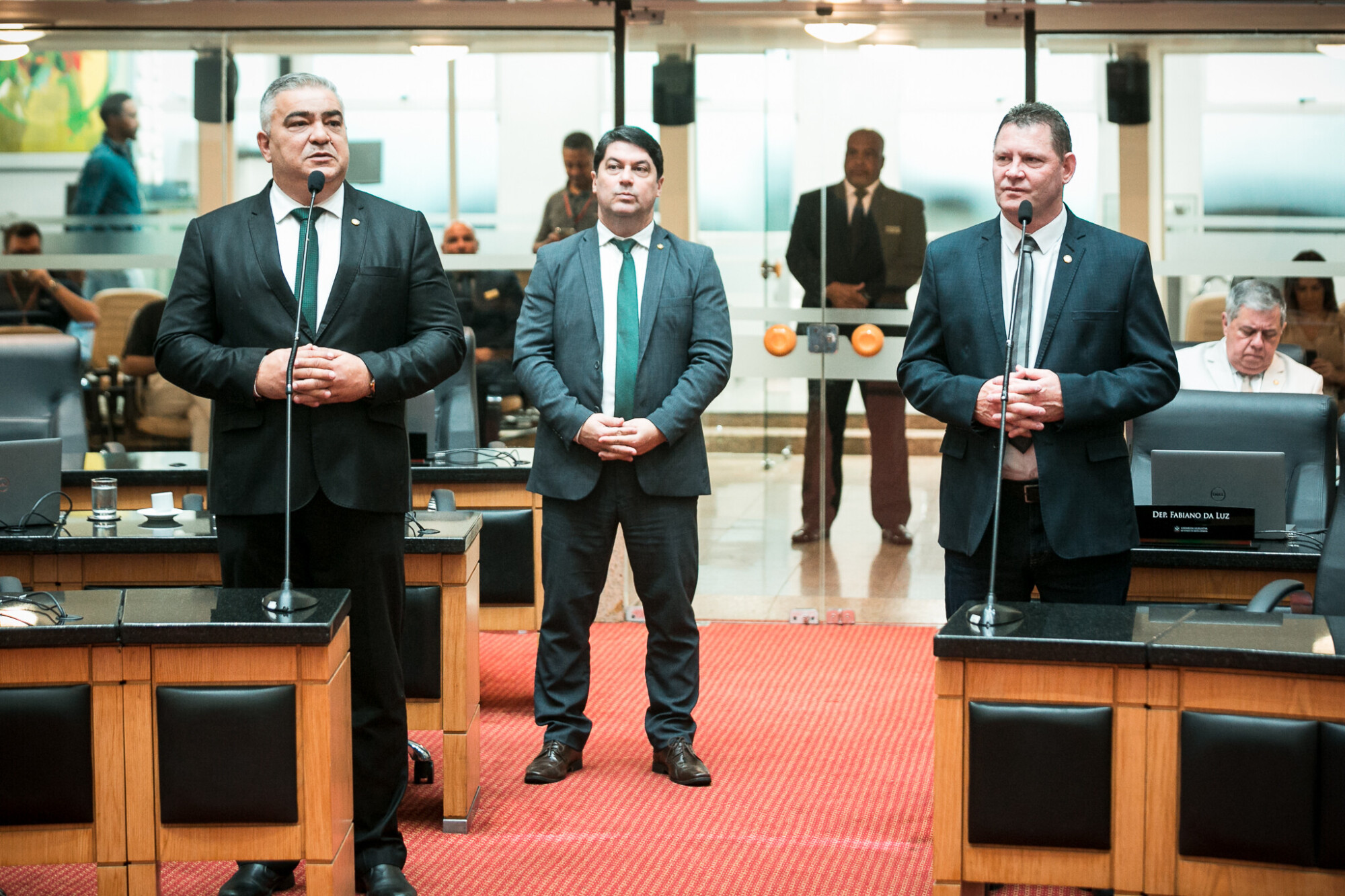 - Deputado Sargento Lima (PL) - Deputado Emerson Stein (MDB)- Deputado Edilson Massoco (PL)