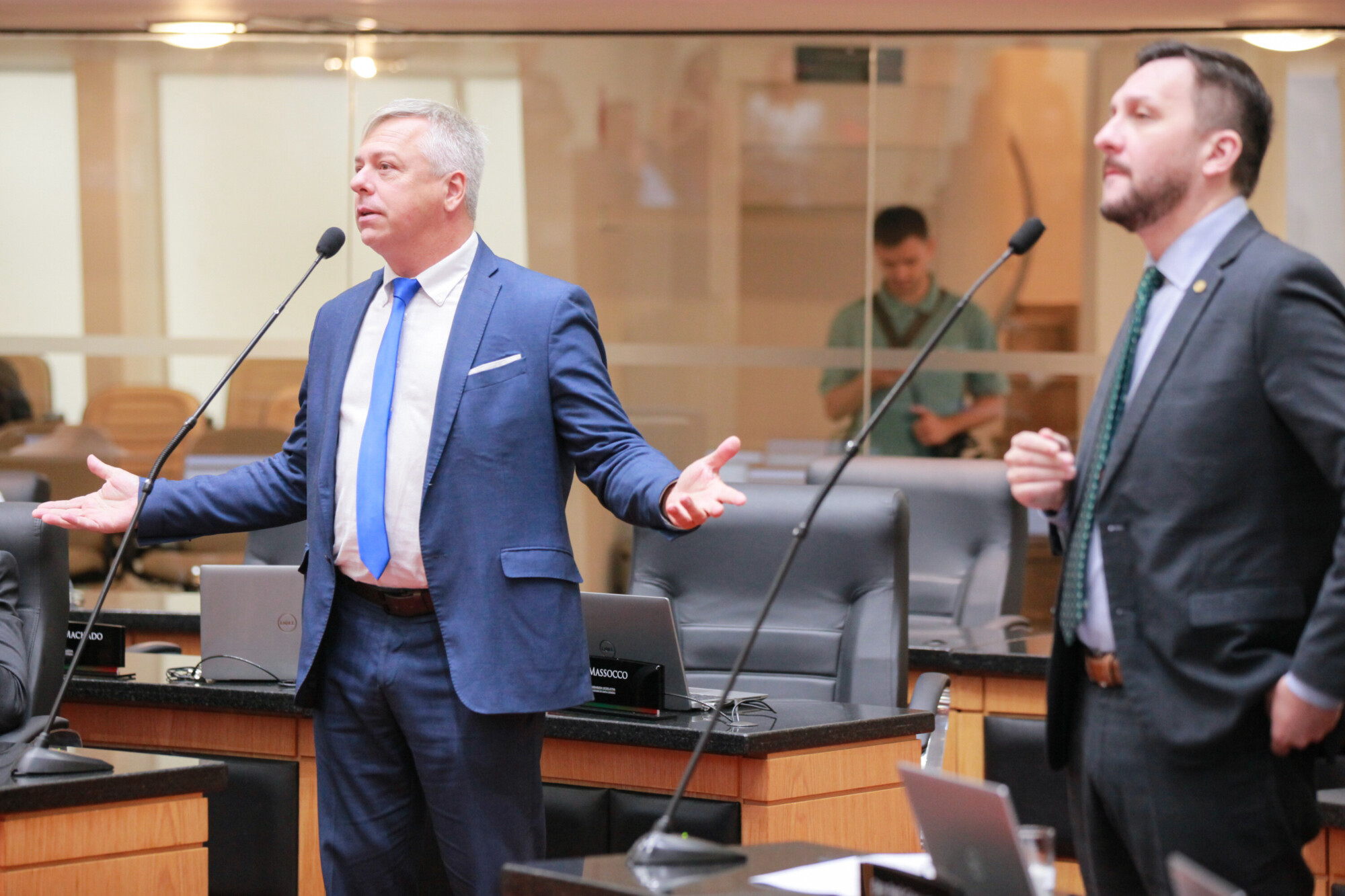 - Deputado Fabiano da Luz (PT) 	
 - Deputado Pepê Collaço (PP)