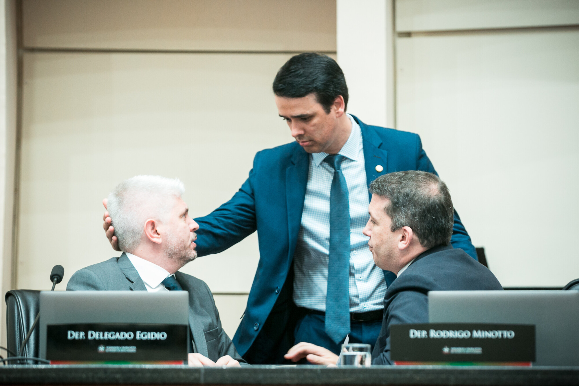 - Deputado Delegado Egídio Ferrari (PL)
 - Deputado Marcos da Rosa (União)