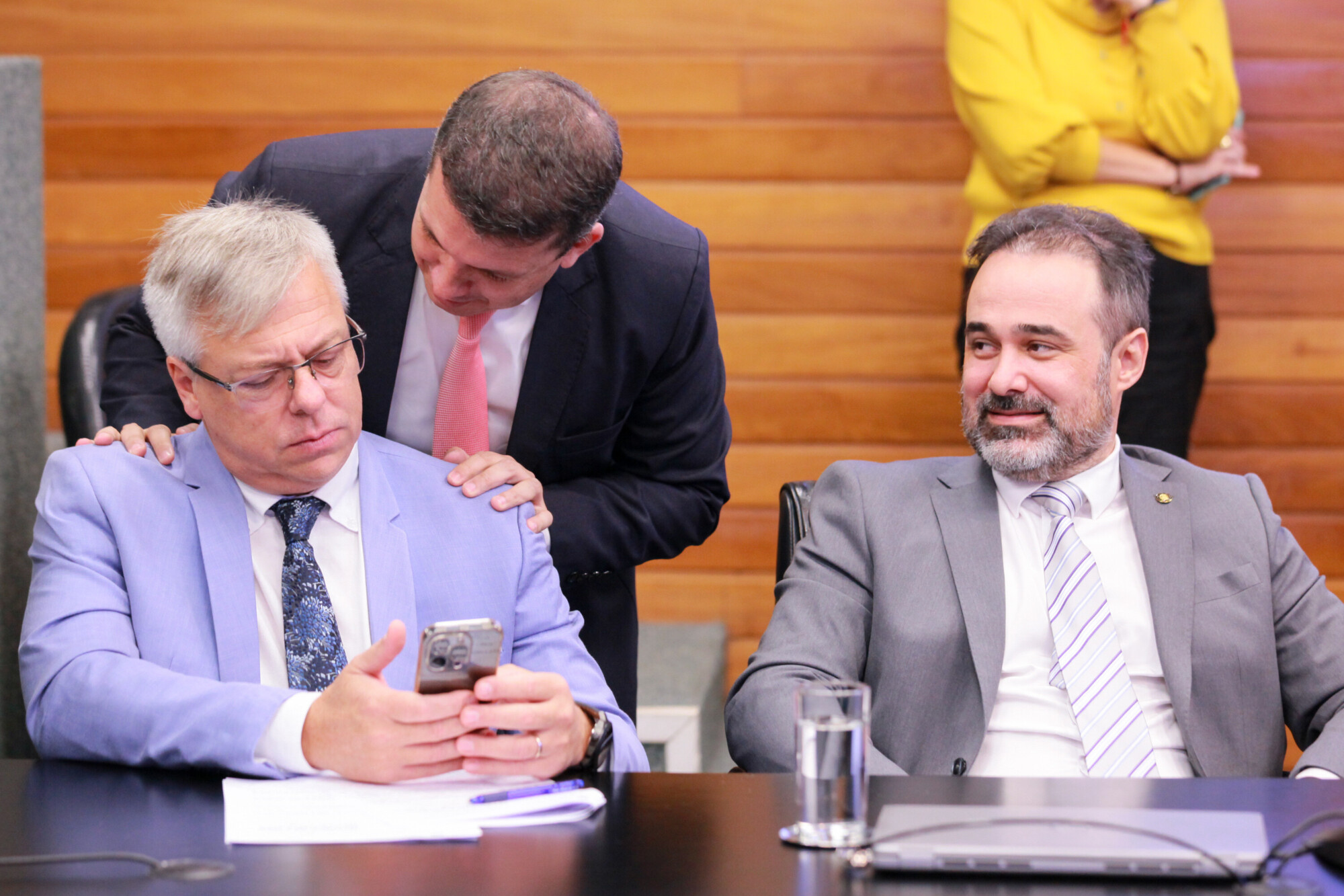 - Deputado Fabiano da Luz (PT) 	
- Deputado Cleiton Fossa (MDB)