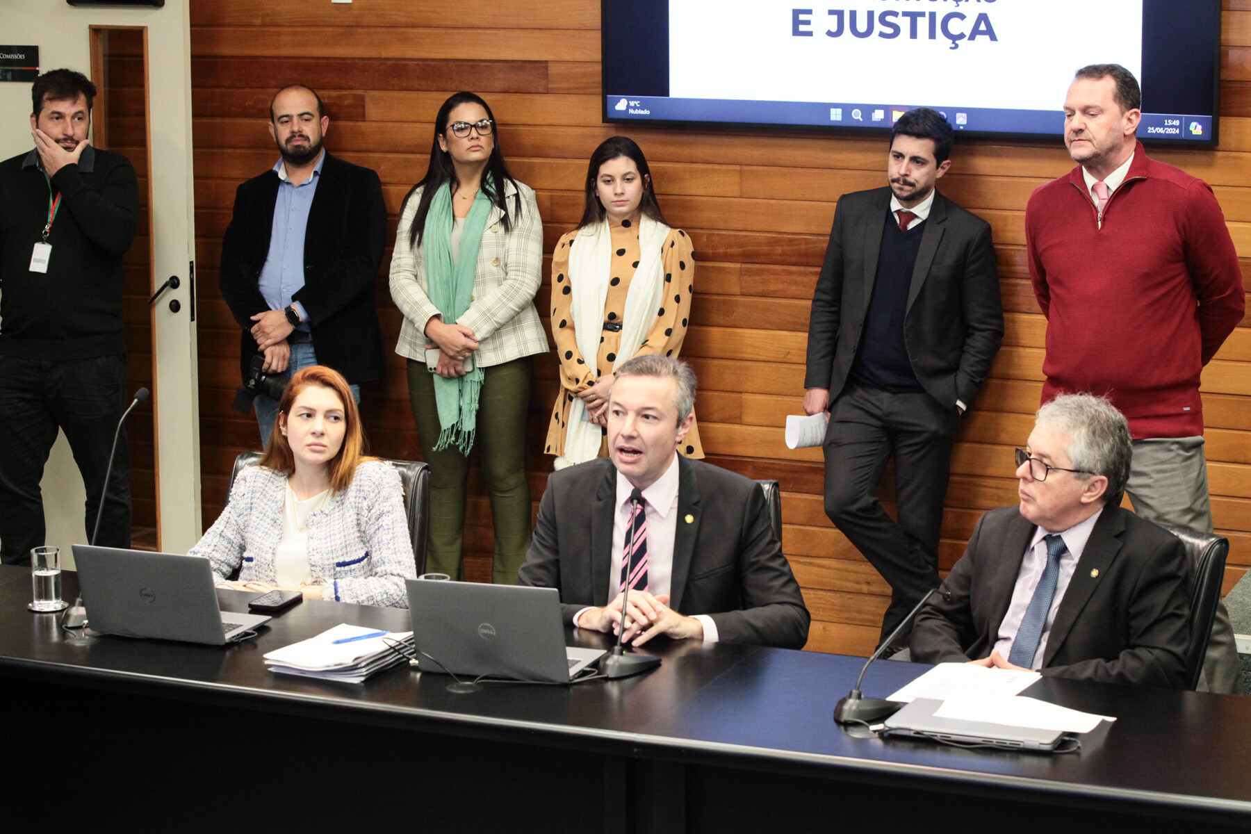 - Deputada Ana Campagnolo (PL)
- Deputado Napoleão Bernardes (PSD) 	
 - Deputado Tiago Zilli (MDB)