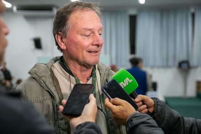 Almir Kröger, gerente regional da Epagri de Rio do Sul, Foto: Marcos Gasperi / Agência AL.