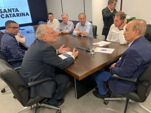 Dr. Vicente articula e prefeito e empresariais de Porto União apresentam demandas ao governador