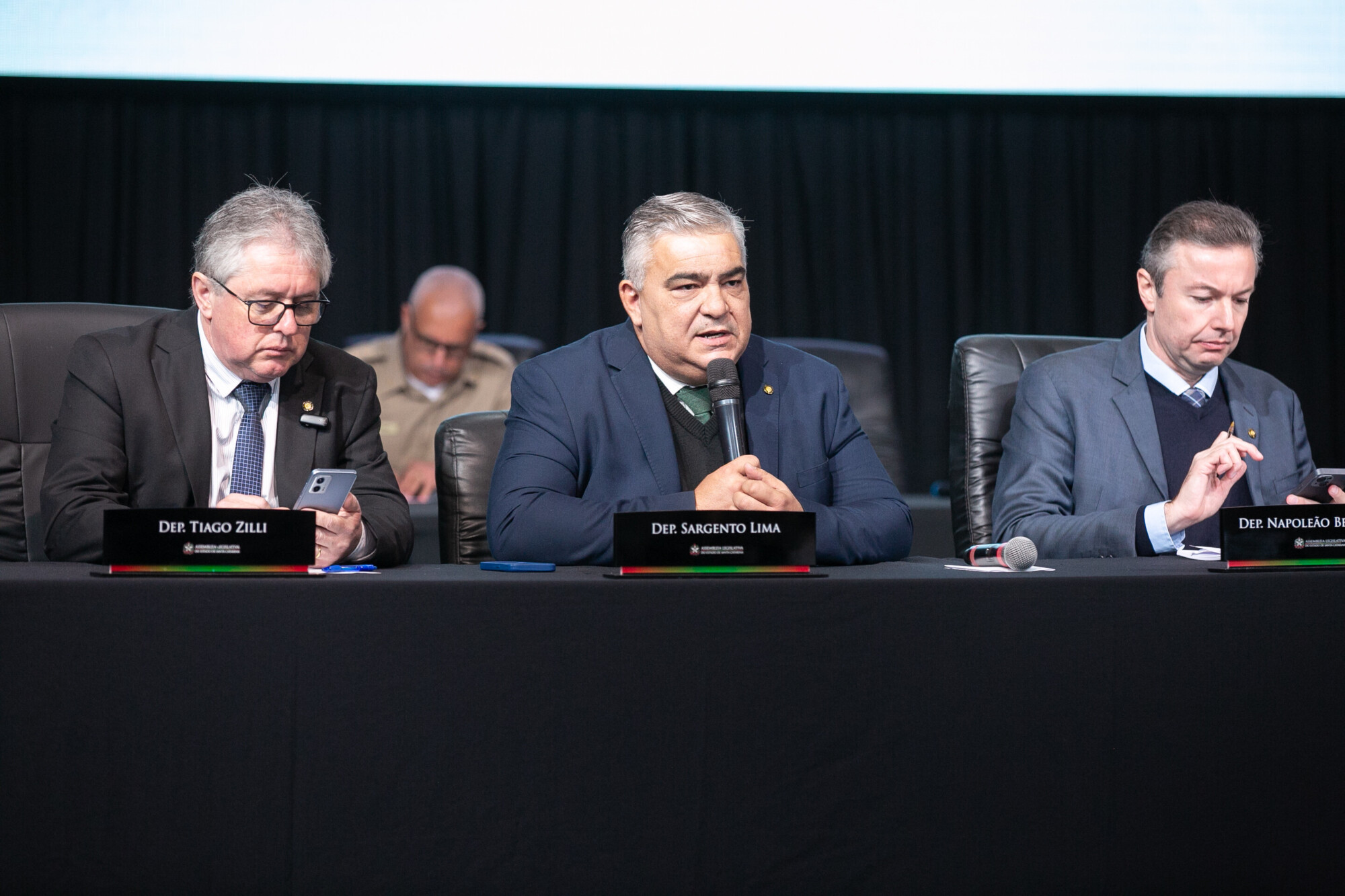 - Deputado Tiago Zilli (MDB)
 - Deputado Sargento Lima (PL) 	
 - Deputado Napoleão Bernardes (PSD)