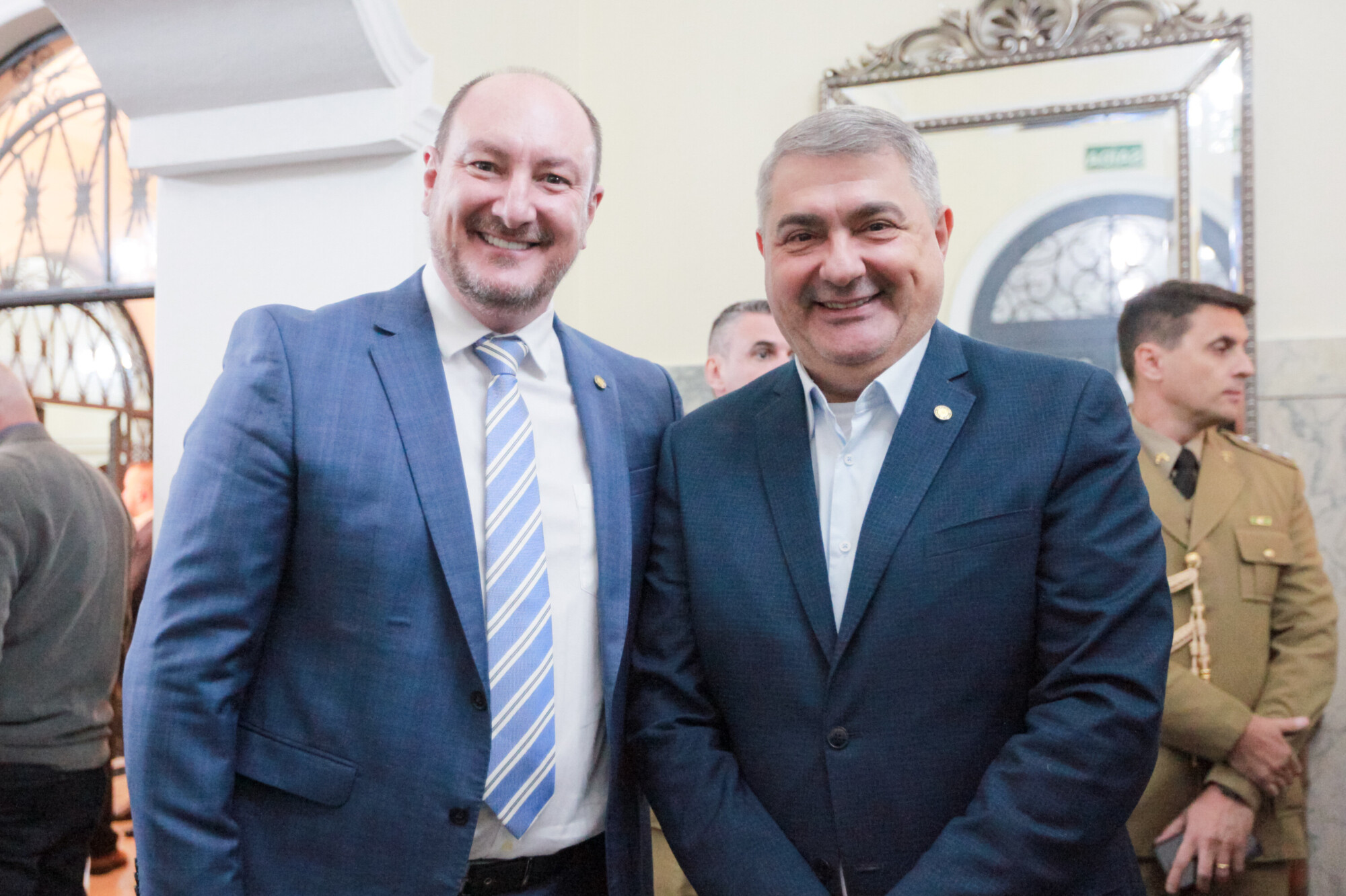 - Deputado Mauro de Nadal (MDB) 	
 - Deputado Antídio Lunelli (MDB)