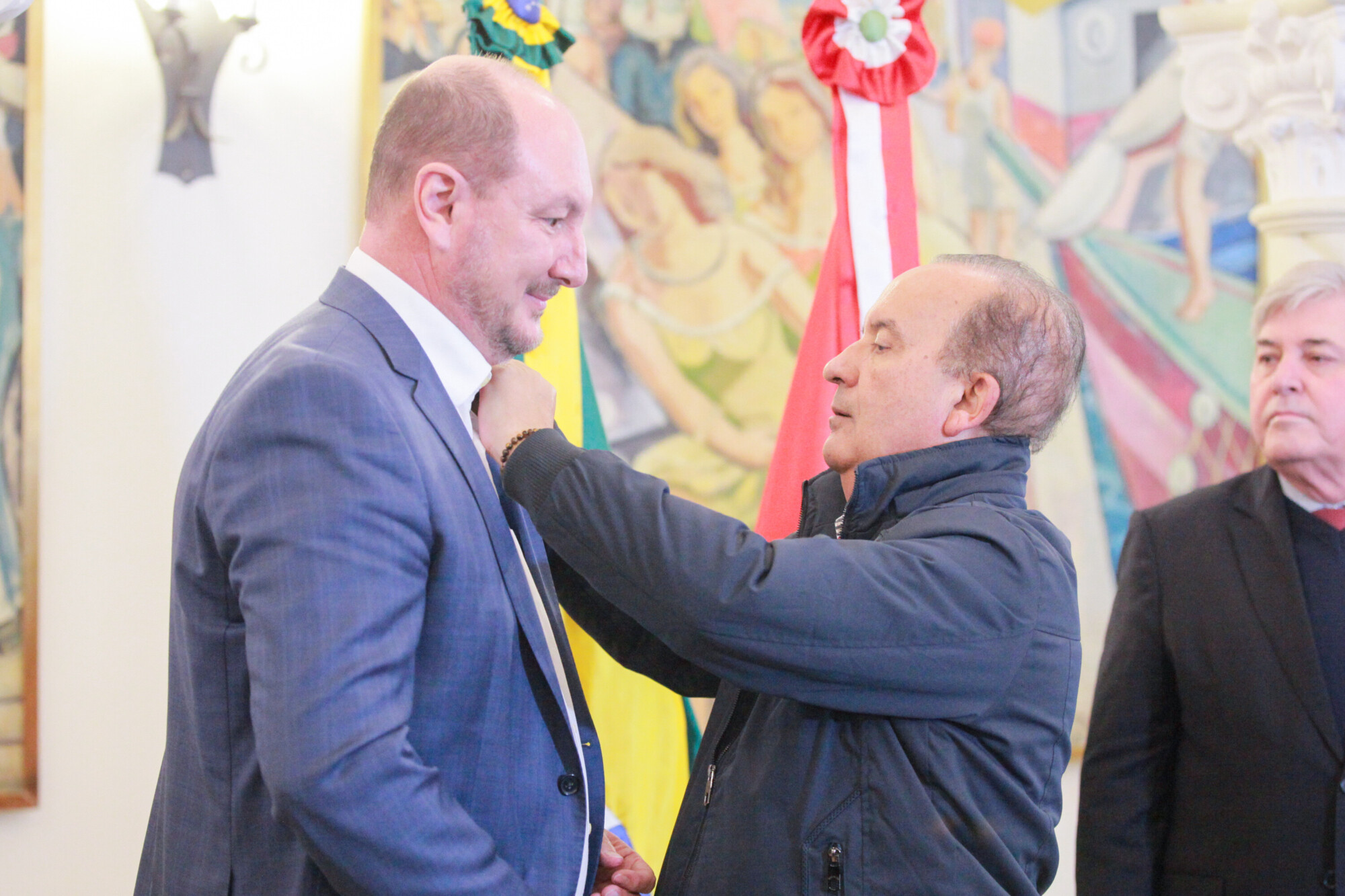 - Deputado Mauro de Nadal (MDB) 	
-Governador Jorginho Mello (PL)