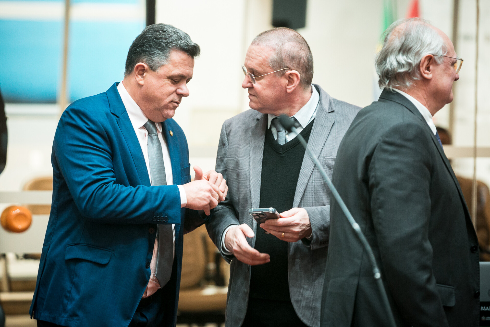 - Deputado Ivan Naatz (PL) 	
 - Deputado Jair Miotto (União)
