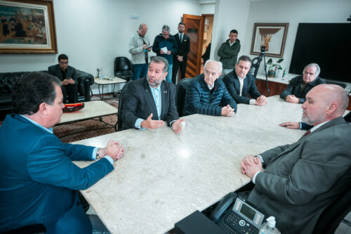 Ministro da Previdência visita Alesc e encaminha criação de posto do INSS no Palácio Barriga Verde