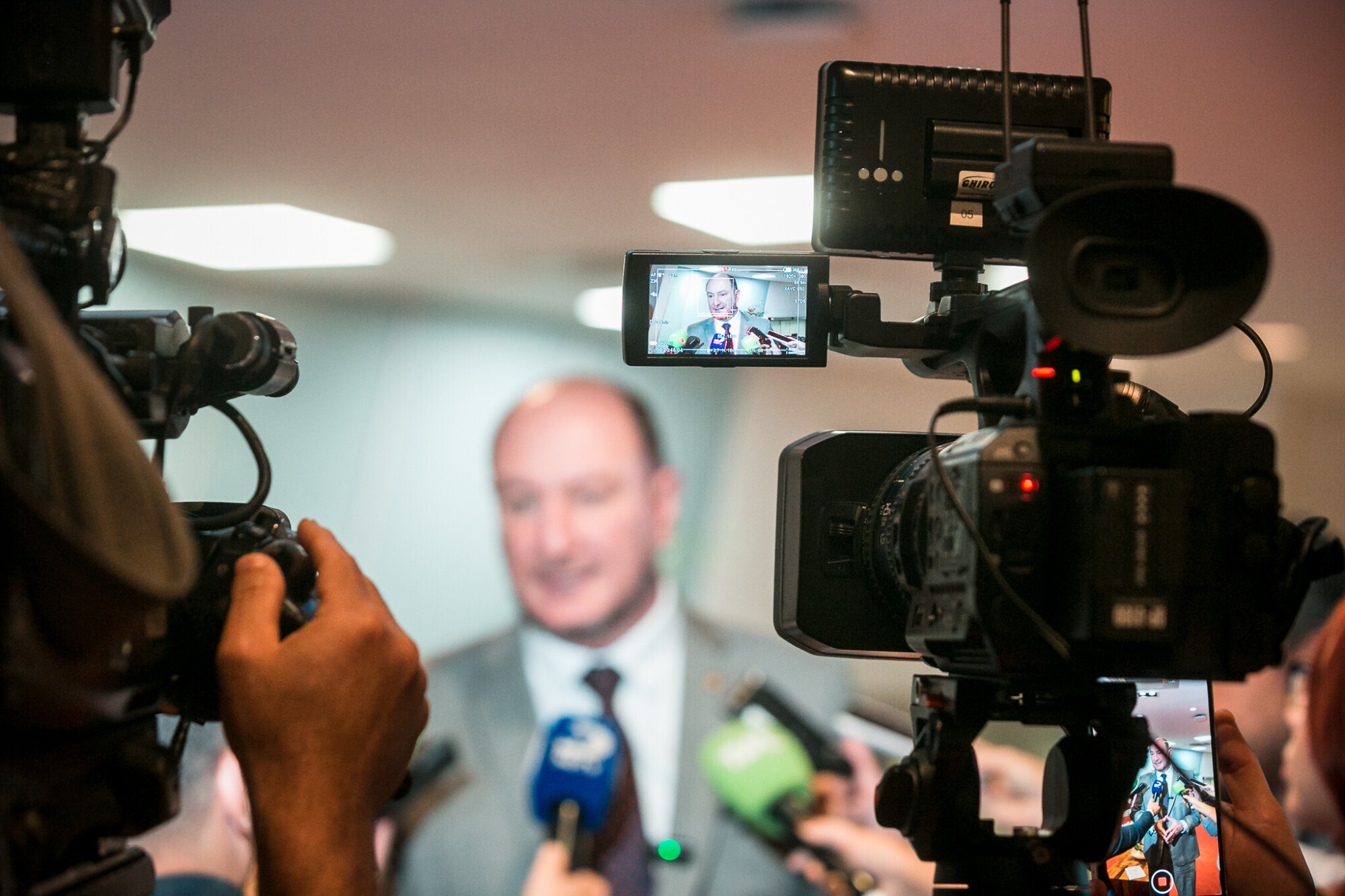 Entrevista Coletiva com o Presidente da ALESC, Dep. Mauro de Nadal