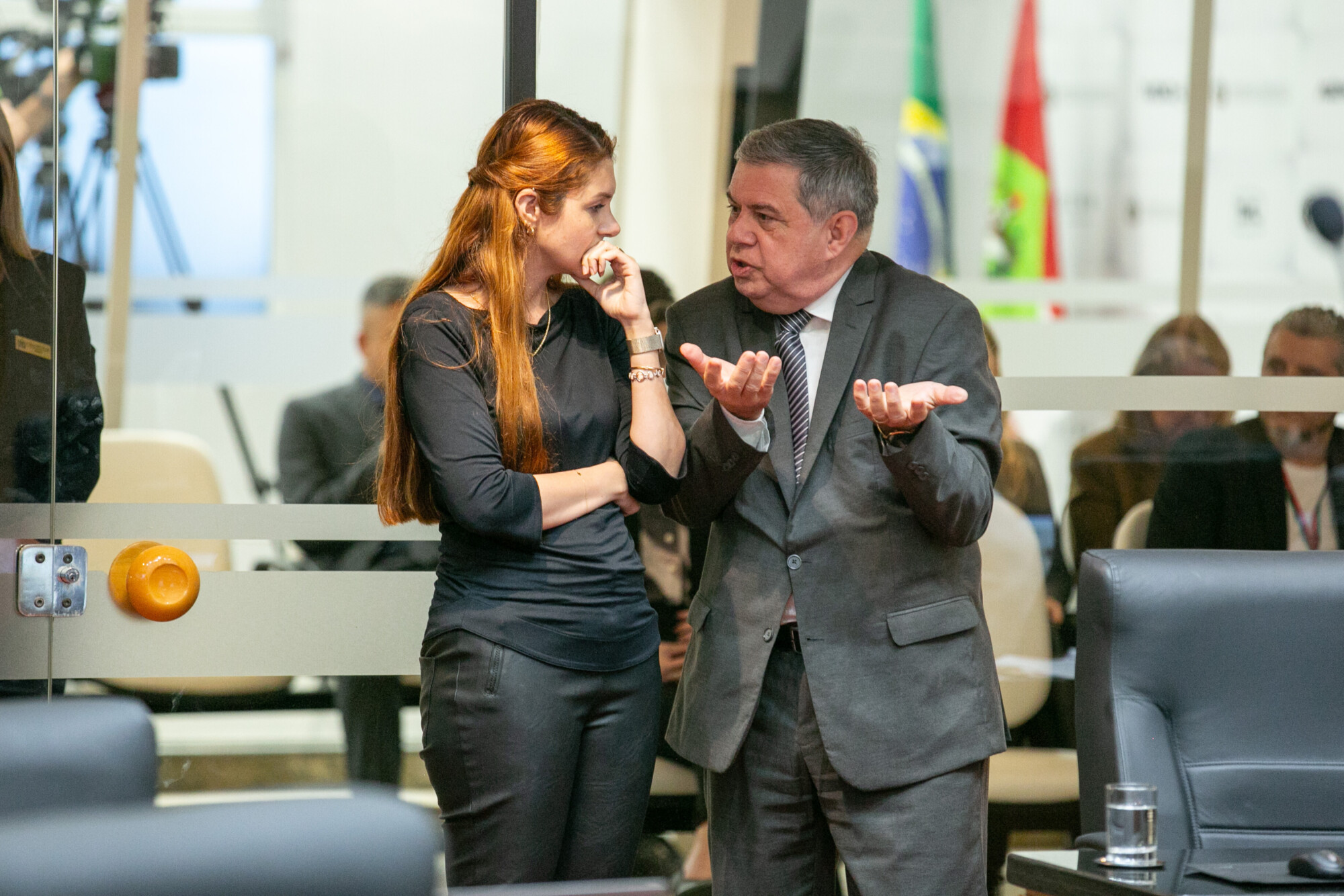 - Deputada Ana Campagnolo (PL)
 - Deputado Mário Motta (PSD)