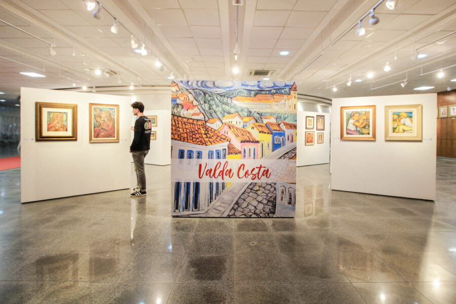 Exposição ficará na Galeria Ernesto Meyer Filho, no hall da Alesc, até o dia 5 de setembro. A visitação é gratuita e aberta ao público.