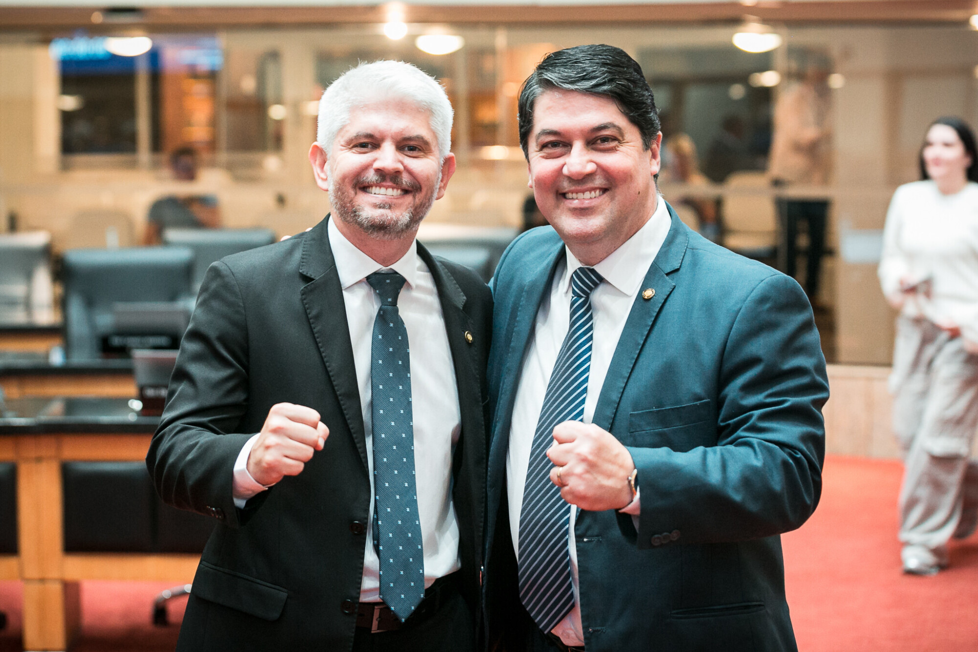 - Deputado Delegado Egídio Ferrari (PL)- Deputado Emerson Stein (MDB)