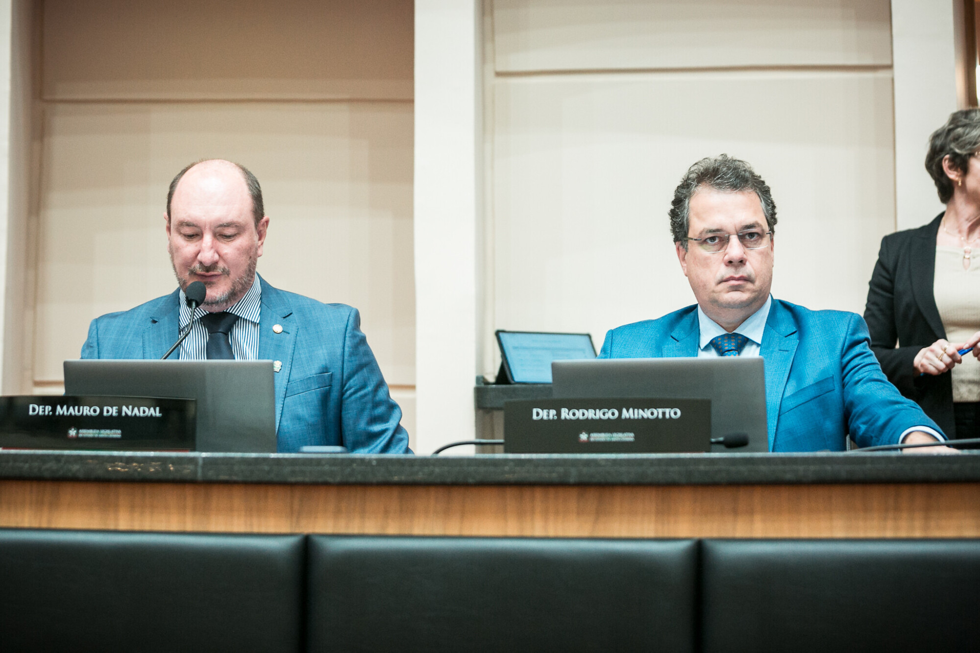 - Deputado Mauro de Nadal (MDB) 	
 - Deputado Rodrigo Minotto (PDT)