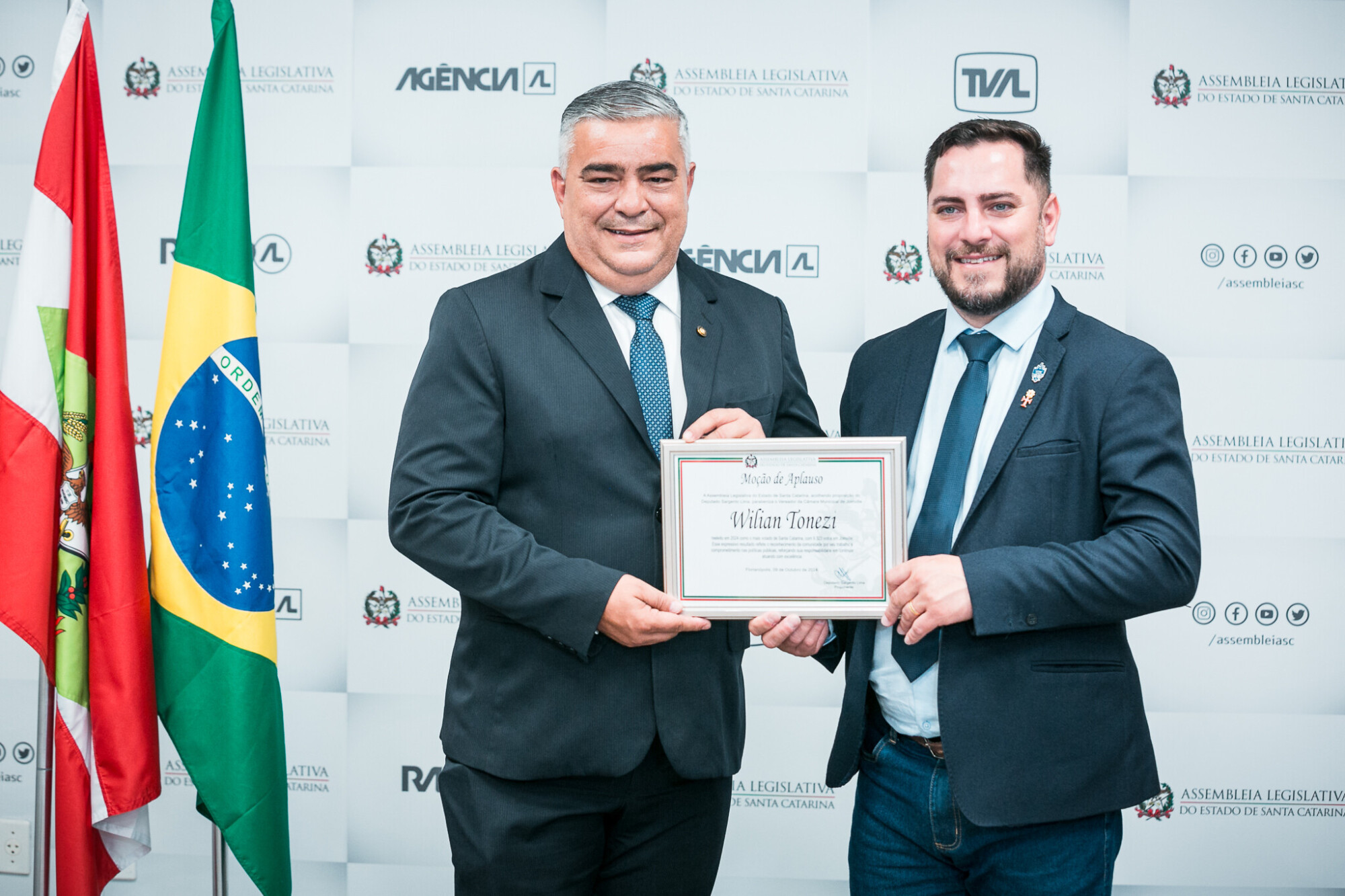 Moção de Aplauso – Willian Tonezi – Dep. Sargento Lima