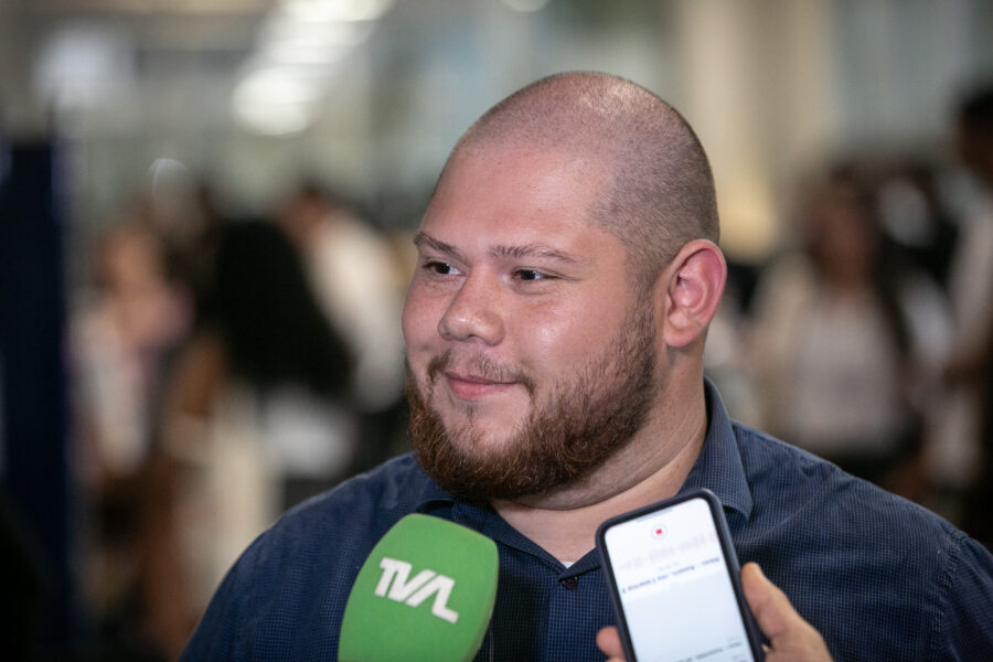 Marcos Vinicius Padilha de Morais, participante do programa o Programa Estágio-Visita.