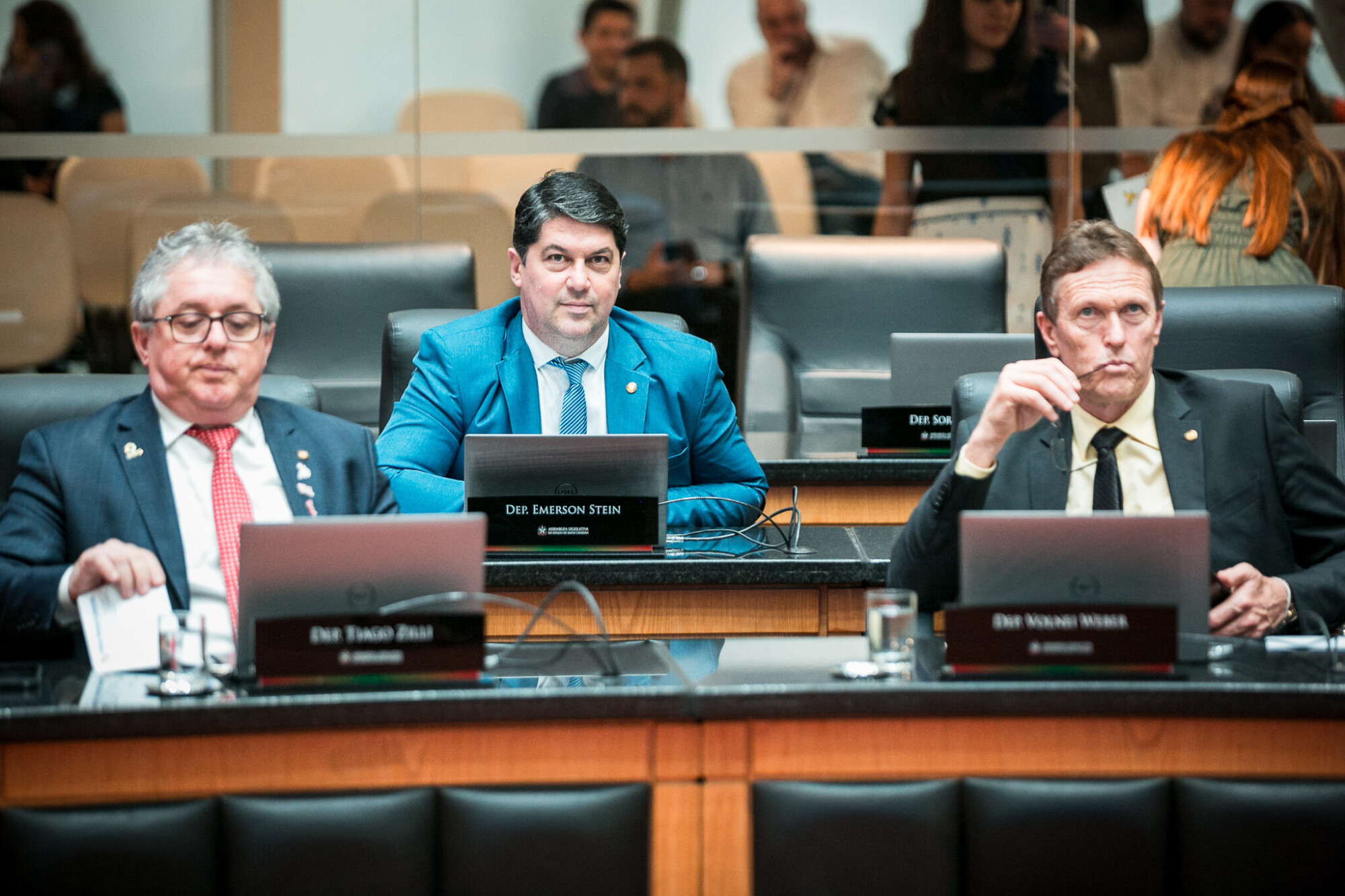 - Deputado Tiago Zilli (MDB)
 - Deputado Emerson Stein (MDB)
 - Deputado Volnei Weber (MDB)