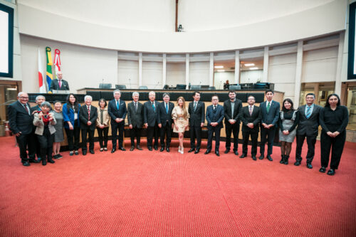 Comitiva japonesa visita a Assembleia Legislativa