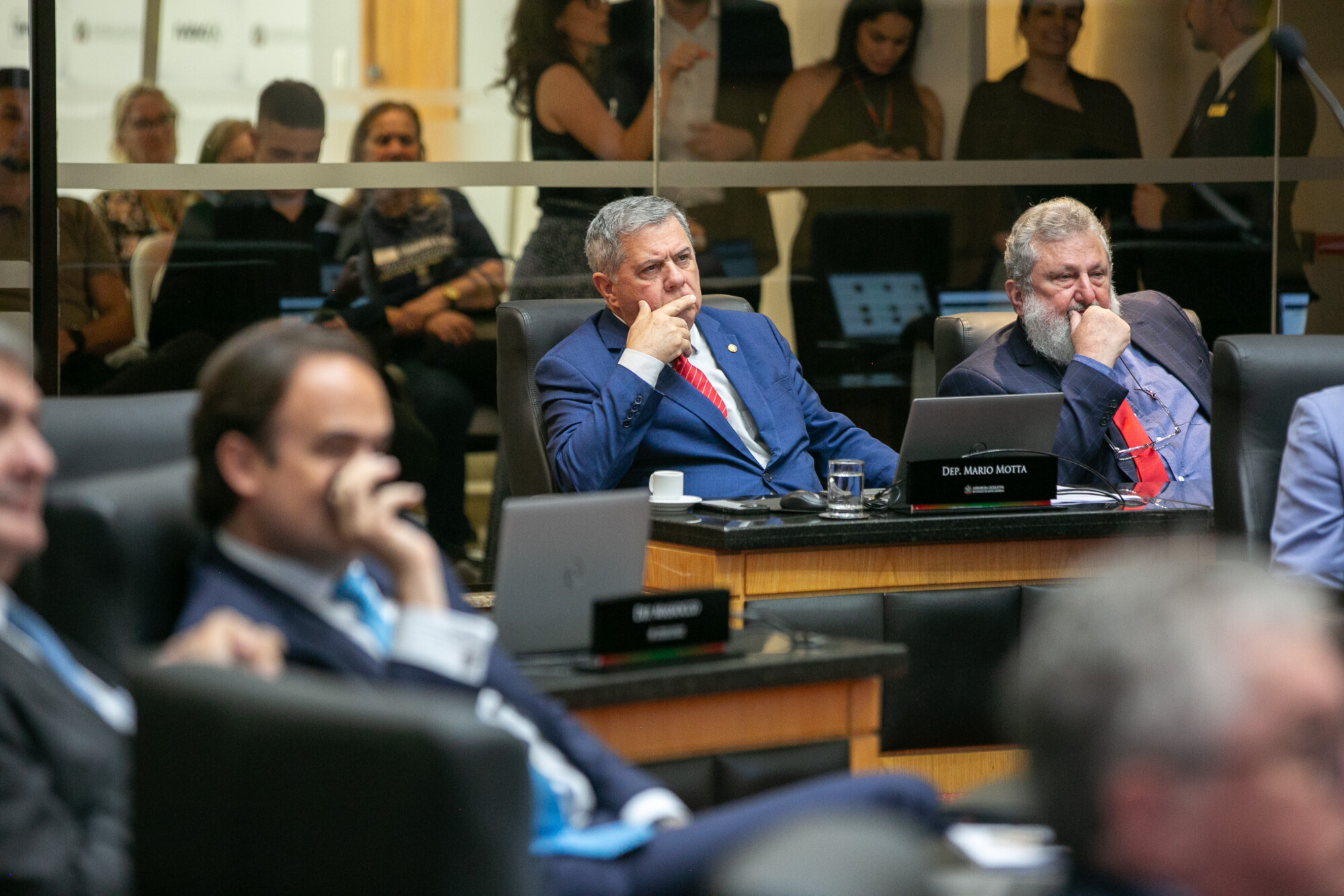 - Deputado Mário Motta (PSD)
 - Deputado Padre Pedro Baldisera (PT)
