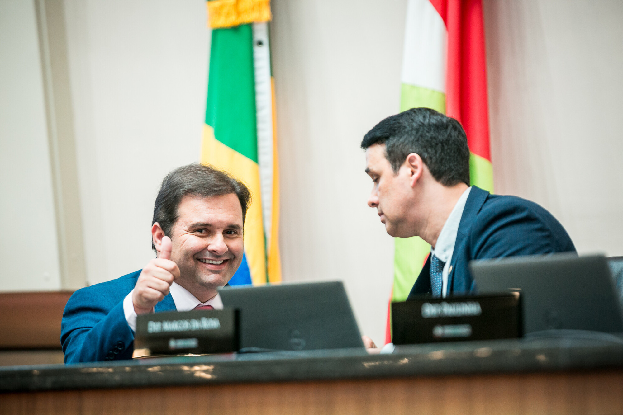 - Deputado Sérgio Guimarães(União) 
 - Deputado Marcos da Rosa (União)