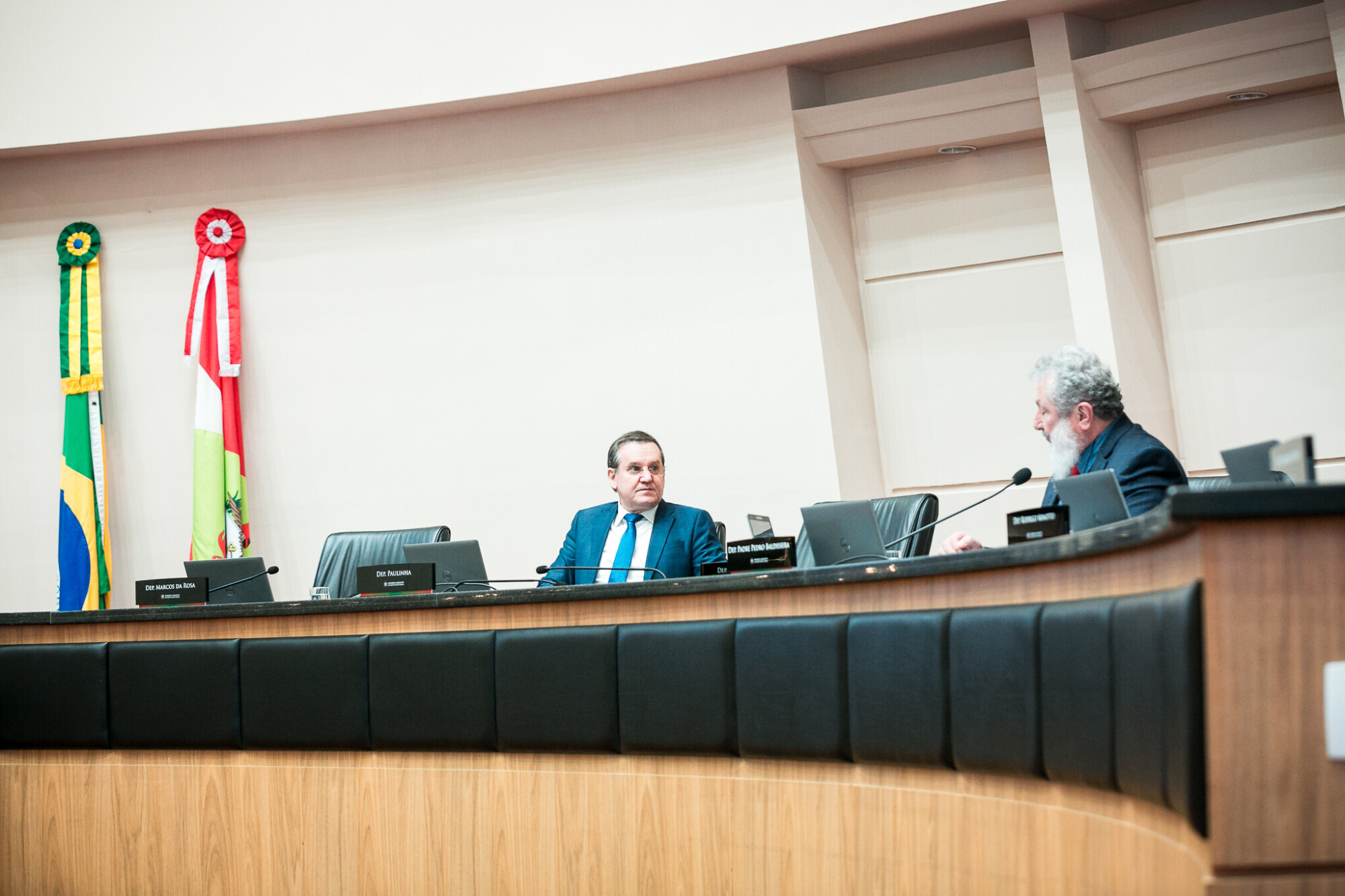 - Deputado Jair Miotto (União) 	
 - Deputado Padre Pedro Baldissera (PT)