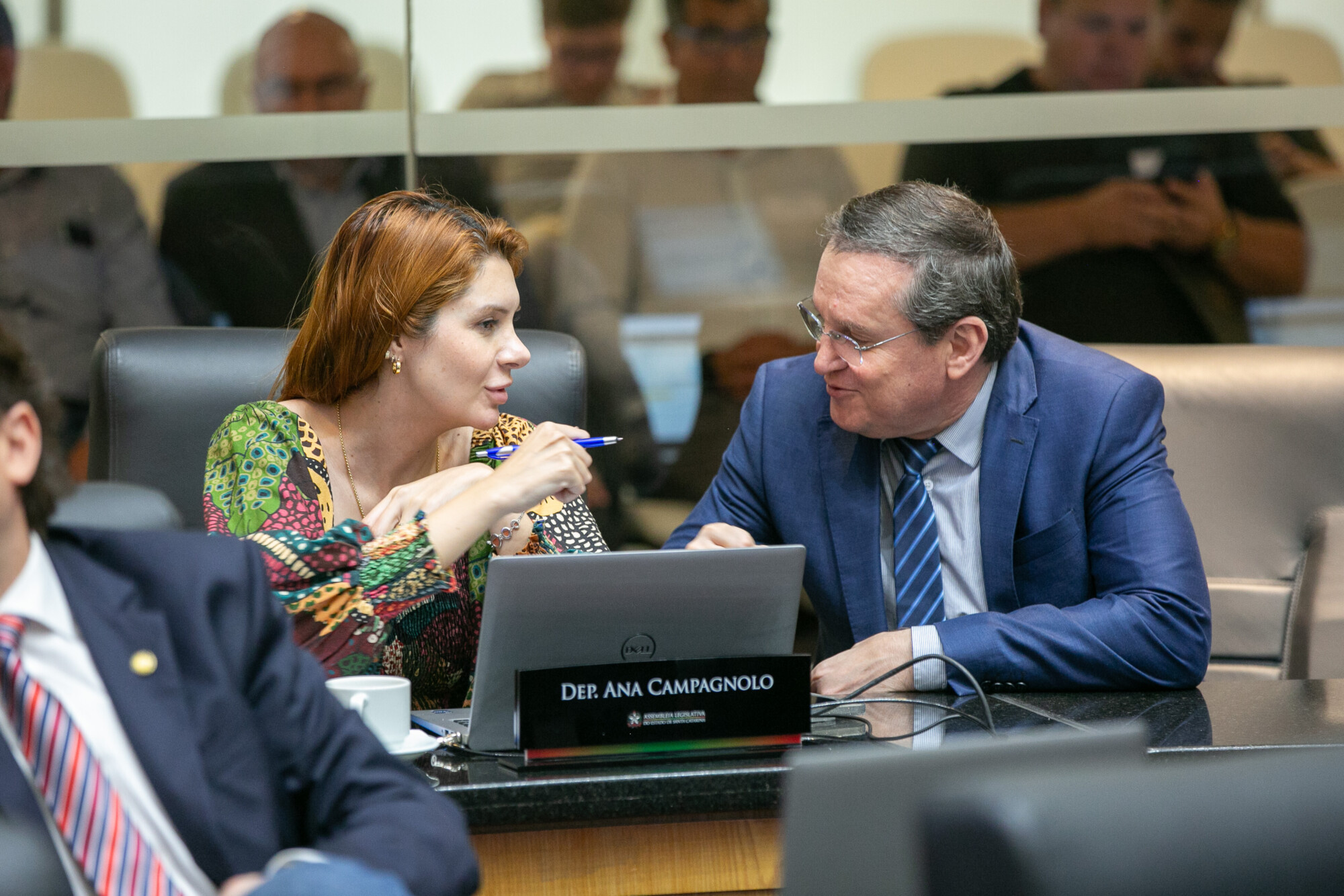 - Deputada Ana Campagnolo (PL)
 - Deputado Jair Miotto (União)
