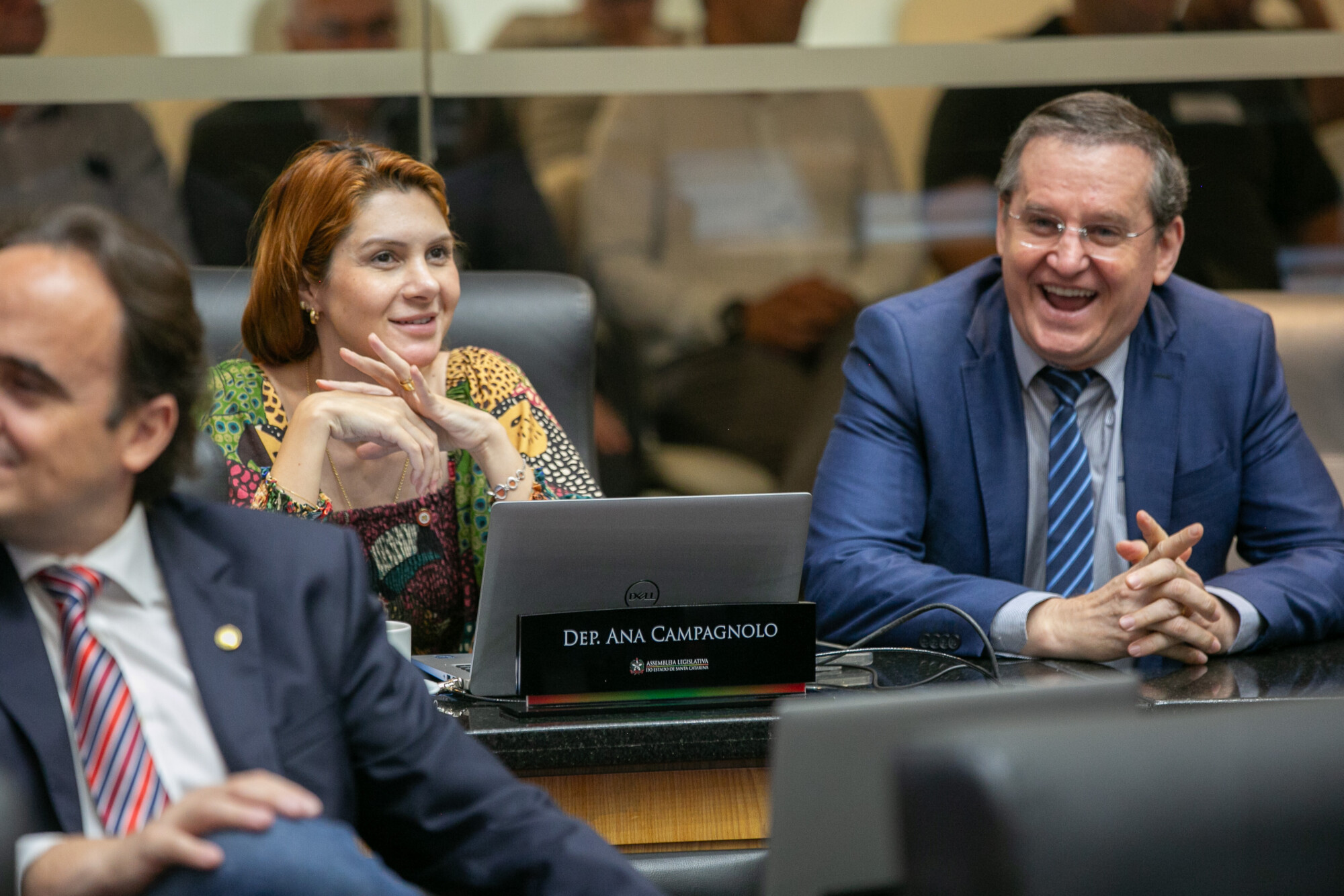 - Deputada Ana Campagnolo (PL)
 - Deputado Jair Miotto (União)