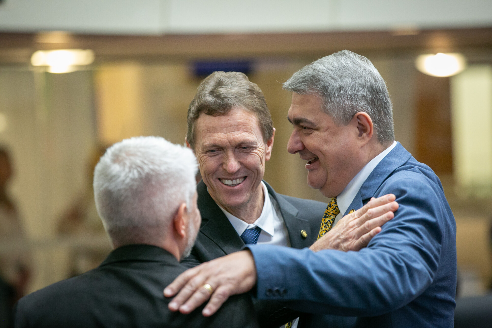 - Deputado Delegado Egídio Ferrari (PL)
 - Deputado Volnei Weber (MDB)
 - Deputado Antídio Lunelli (MDB)