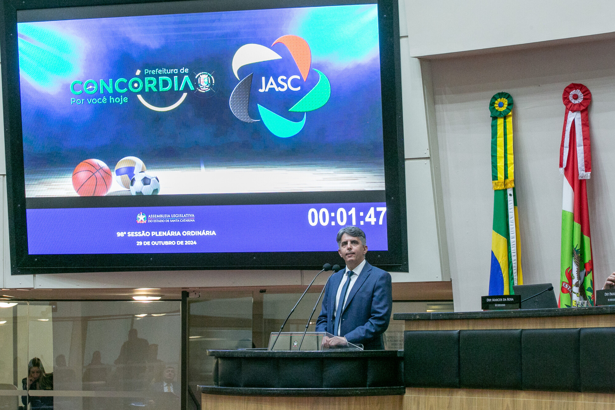 SUSPENSÃO DA SESSÃO –  JASC em Concórdia