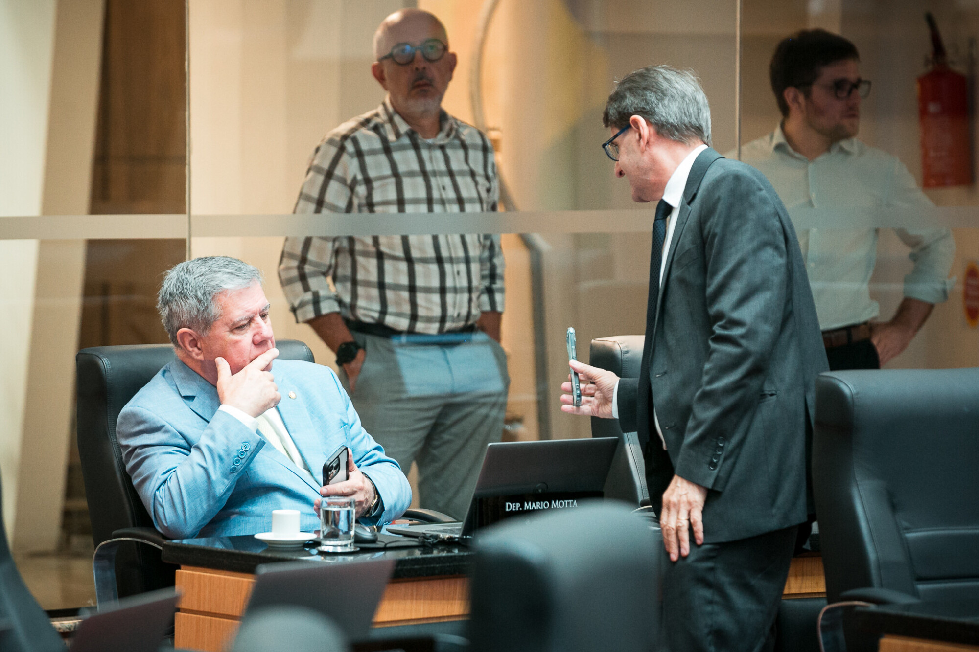 - Deputado Mário Motta (PSD) - Deputado Neodi Saretta (PT)