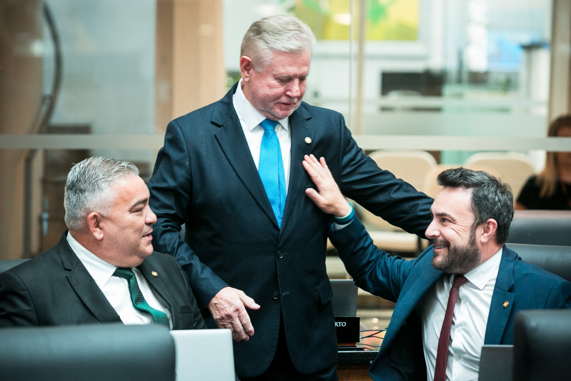 - Deputado Sargento Lima (PL)  - Deputado Nilso Berlanda (PL)
	 - Deputado Marcius Machado (PL)