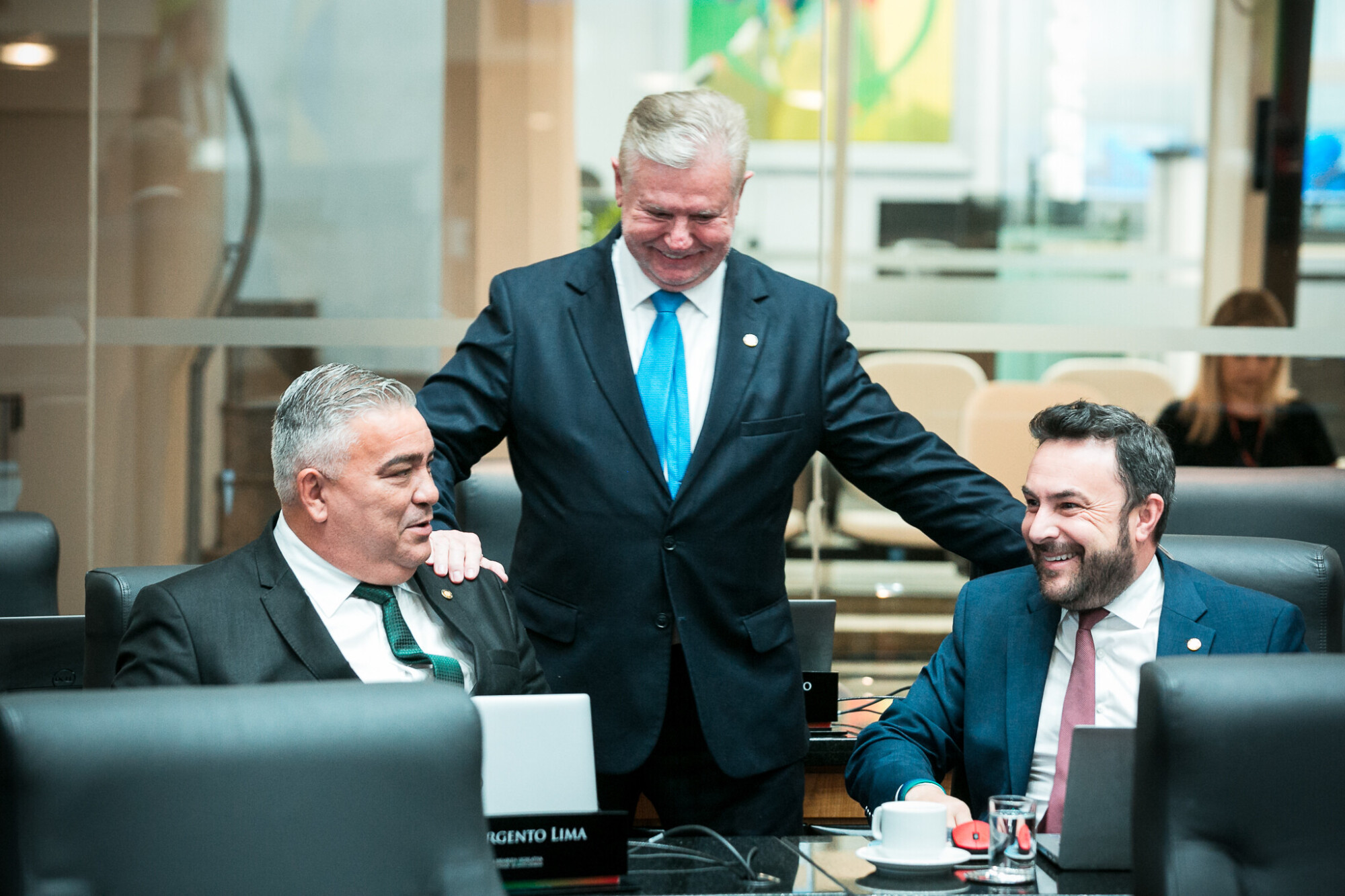- Deputado Sargento Lima (PL)  - Deputado Nilso Berlanda (PL)
	 - Deputado Marcius Machado (PL)