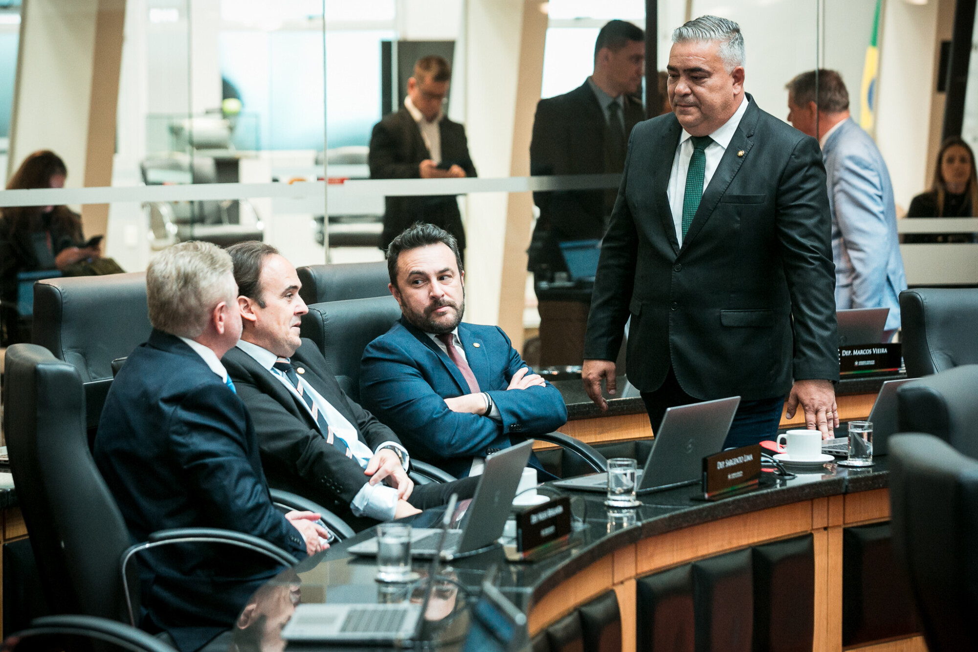- Deputado Nilso Berlanda (PL) - Deputado Carlos Humberto (PL)- Deputado Marcius Machado (PL) - Deputado Sargento Lima (PL)
