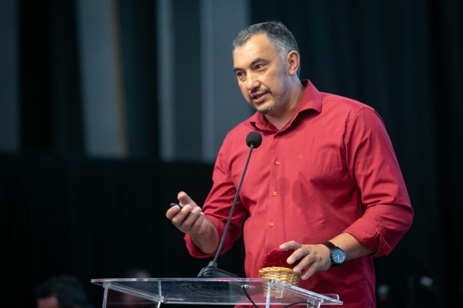José Lindomar de Lins Rosa, da Associação de Produtores de Vime de Bocaina do Sul
