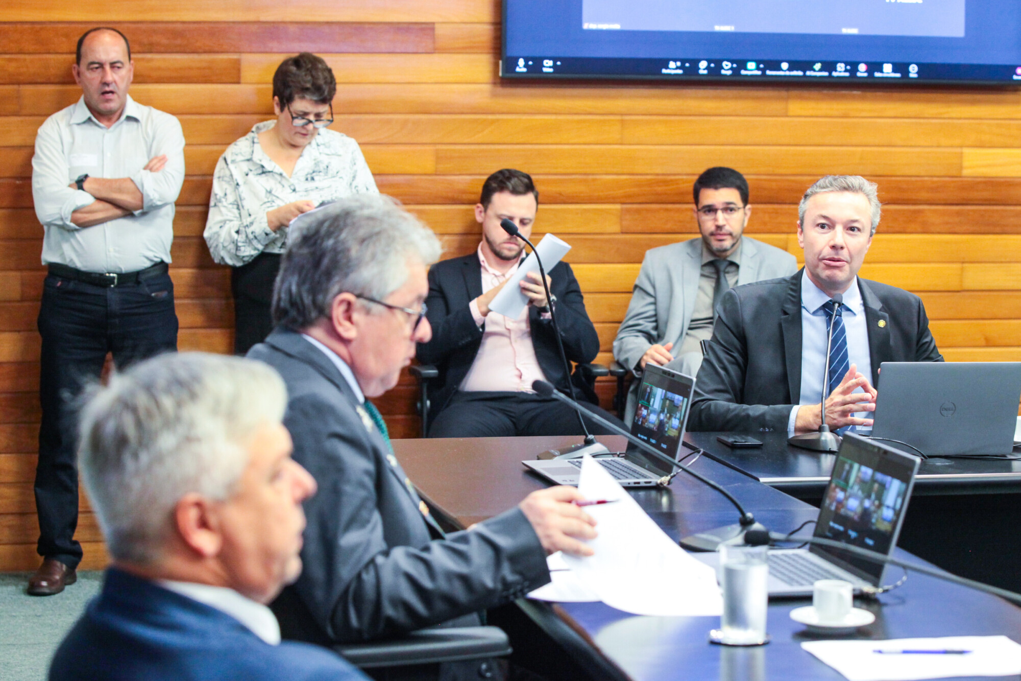 - Deputado Fabiano da Luz (PT) 	
 - Deputado Tiago Zilli (MDB)
- Deputado Napoleão Bernardes (PSD)
