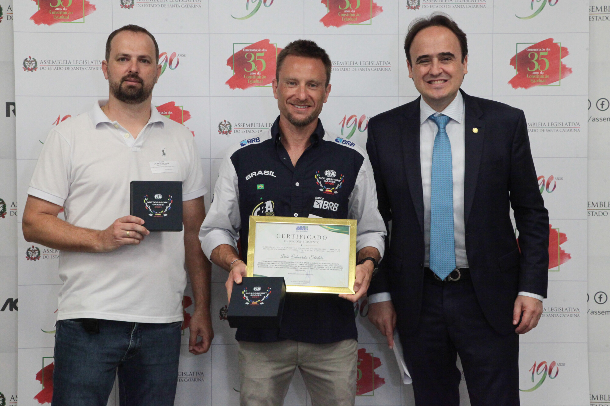Deputado Carlos Humberto – Entrega de Placa de Homenagens