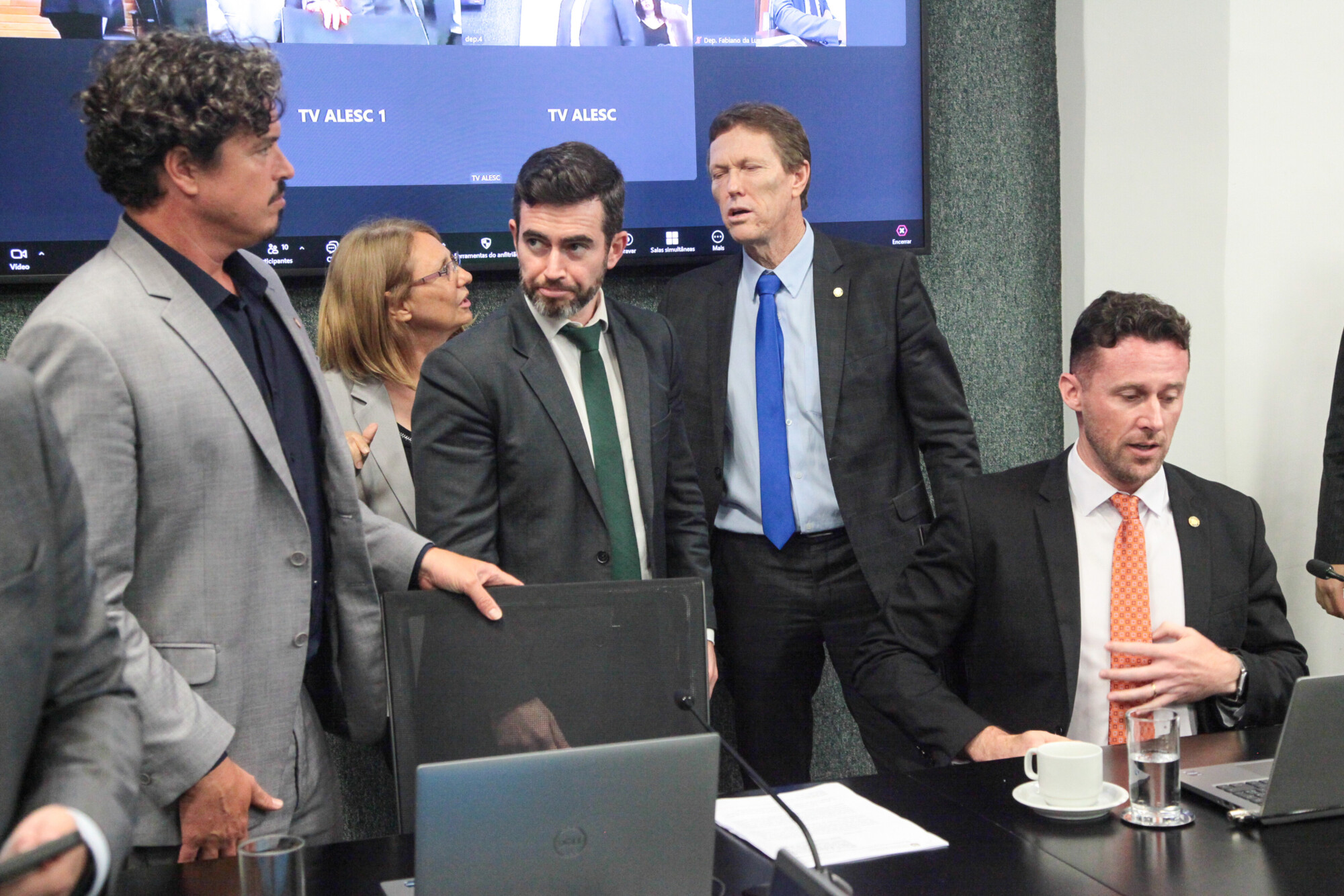 - Deputado Marquito (PSOL) - Deputado Volnei Weber (MDB)

 - Deputado Fernando Krelling (MDB)