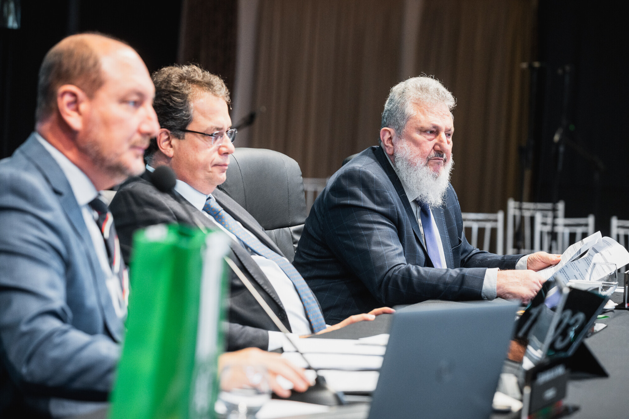 - Deputado Mauro de Nadal (MDB) 	 - Deputado Rodrigo Minotto (PDT) 	
 - Deputado Padre Pedro Baldissera (PT)