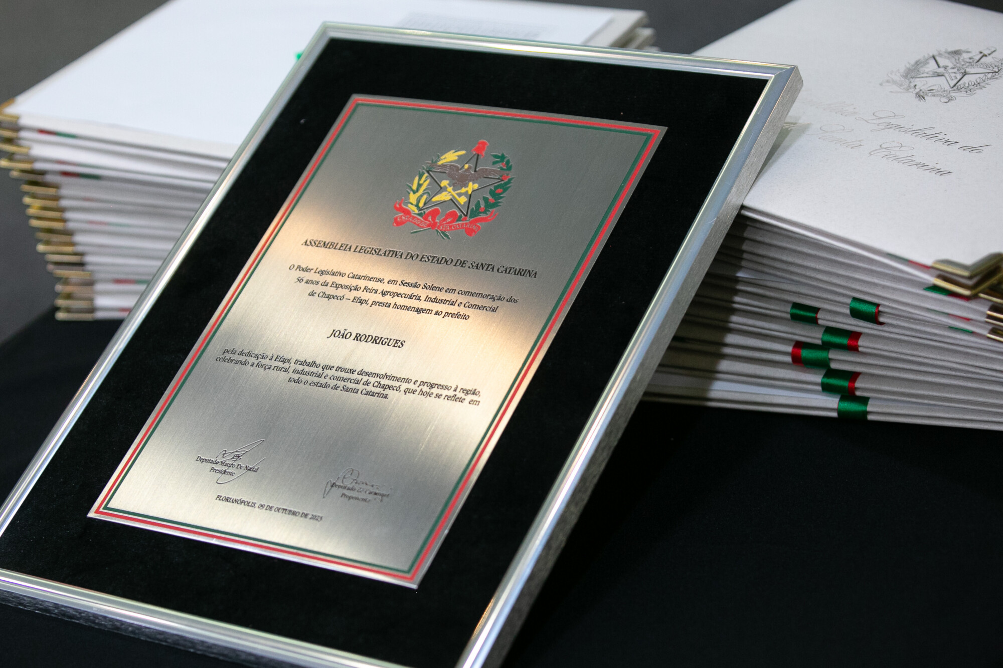 ALESC ITINERANTE CHAPECÓ – Homenagem Efapi