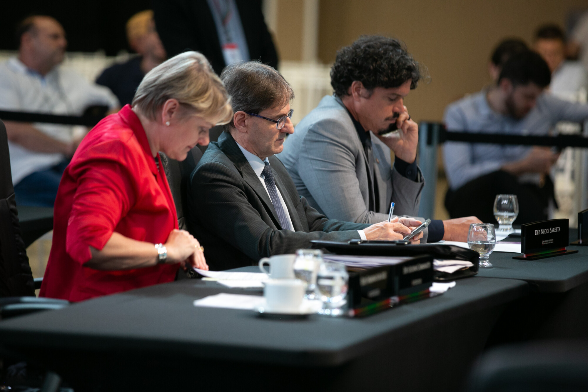 - Deputada Luciane Carminatti (PT) 		
 - Deputado Neodi Saretta (PT) 	
 - Deputado Marquito (PSOL)