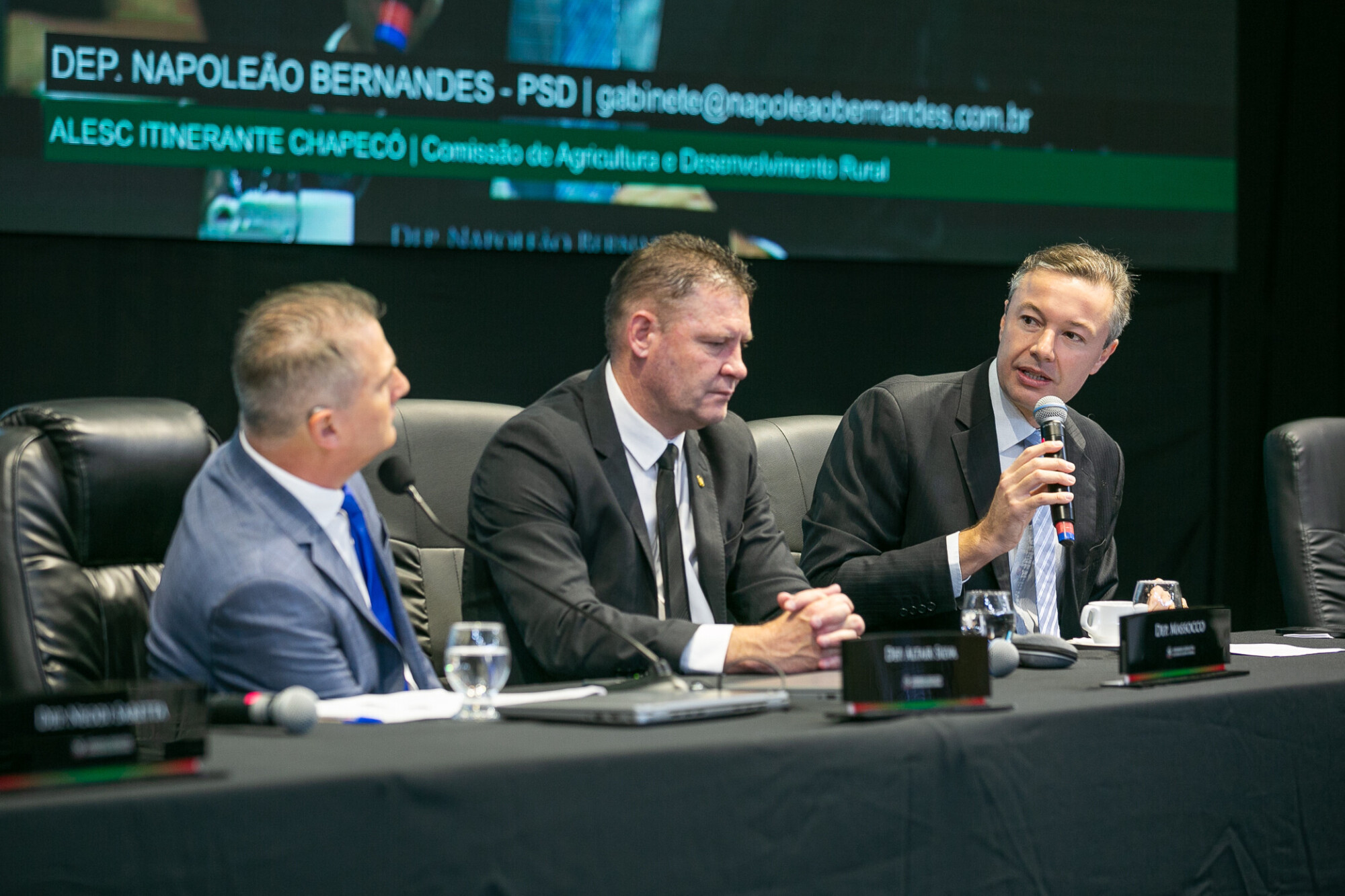 - Deputado Altair Silva (PP) 	 - Deputado Edilson Massoco (PL)	

 - Deputado Napoleão Bernardes (PSD)