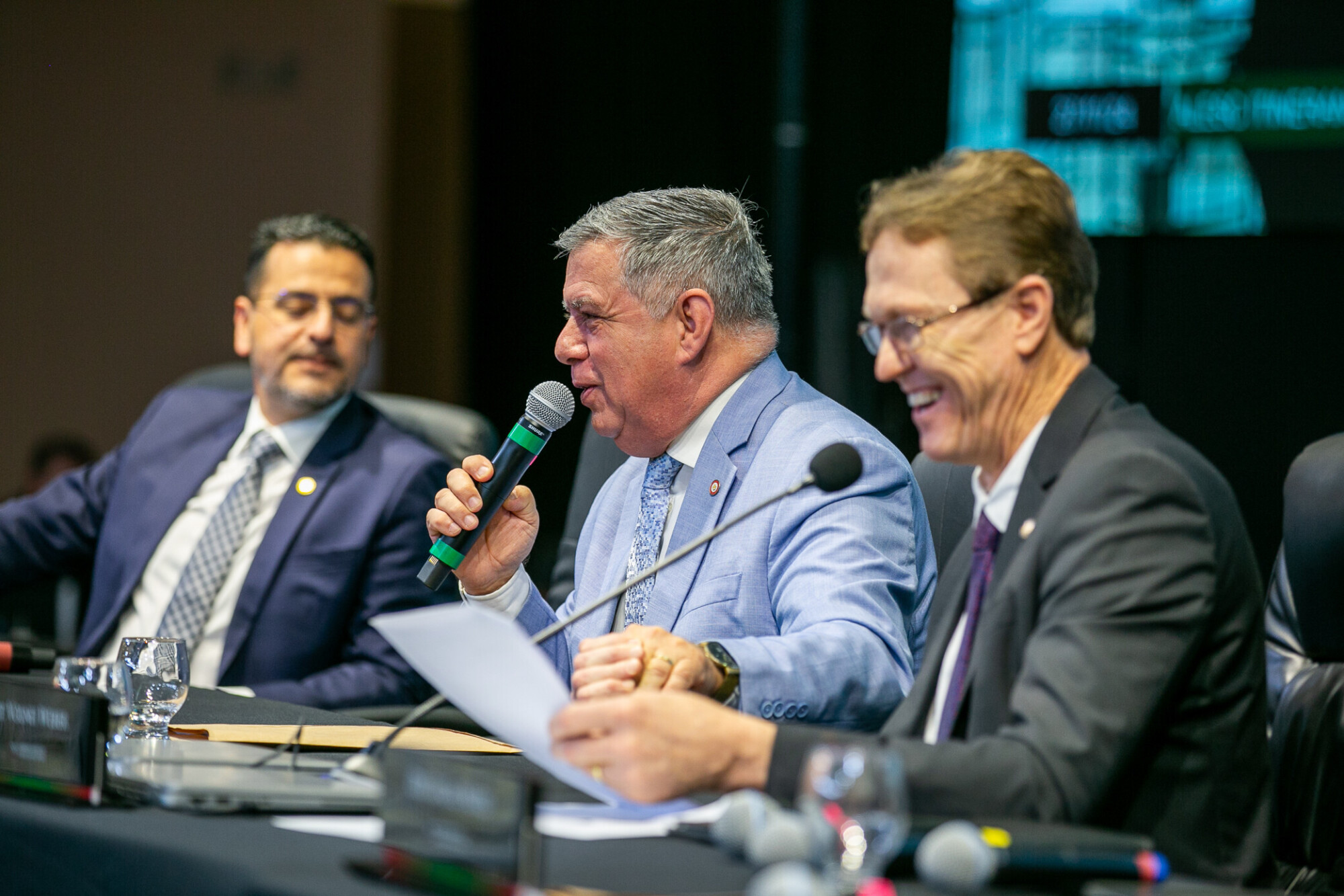 - Deputado Mário Motta (PSD)
 - Deputado Volnei Weber (MDB)