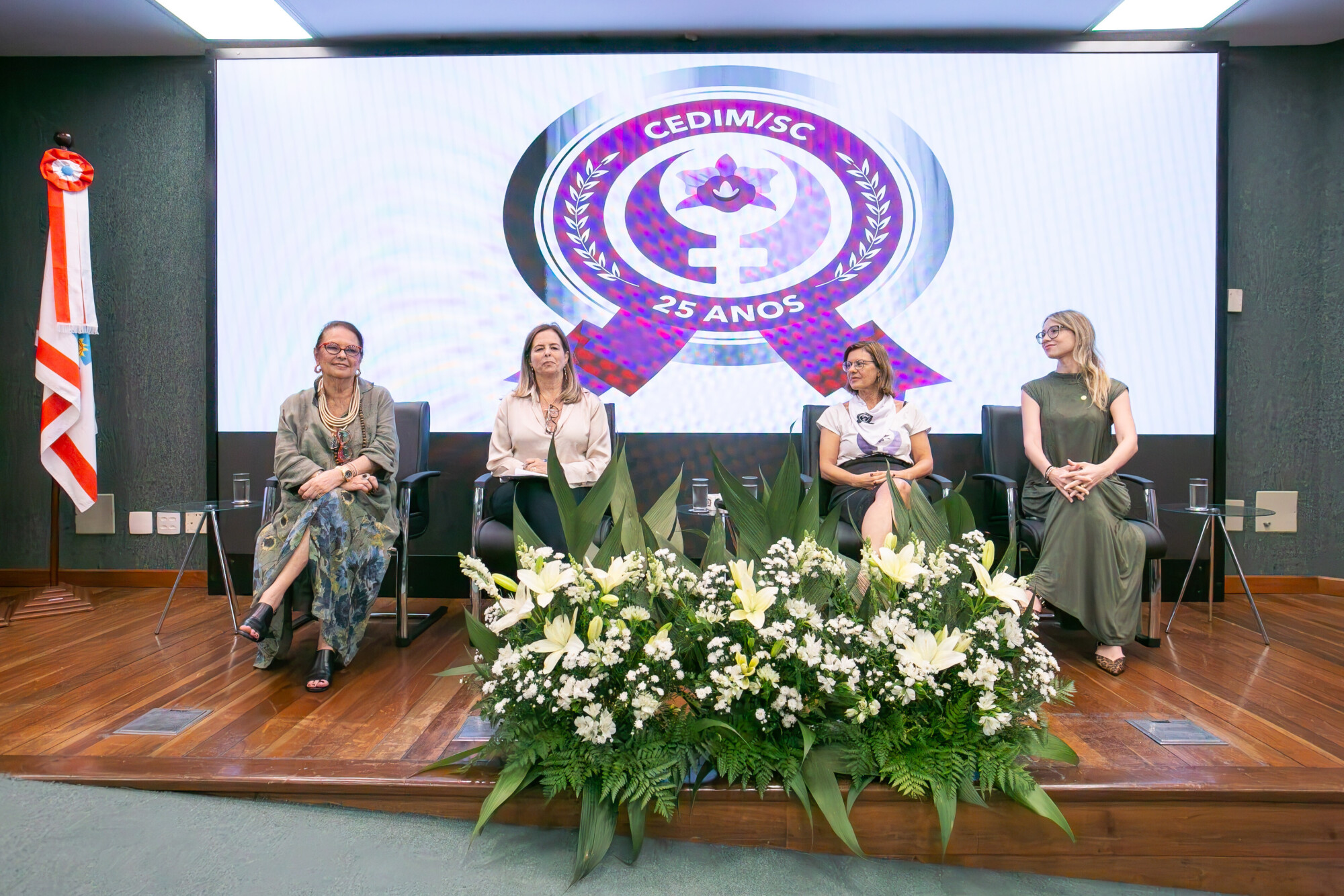 Solenidade 25 anos do Conselho Estadual dos Direitos da Mulher de SC