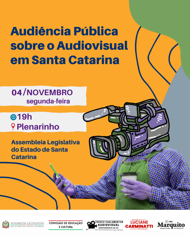 Audiência pública será no Plenarinho da Alesc, a partir das 19h. FOTO: Divulgação