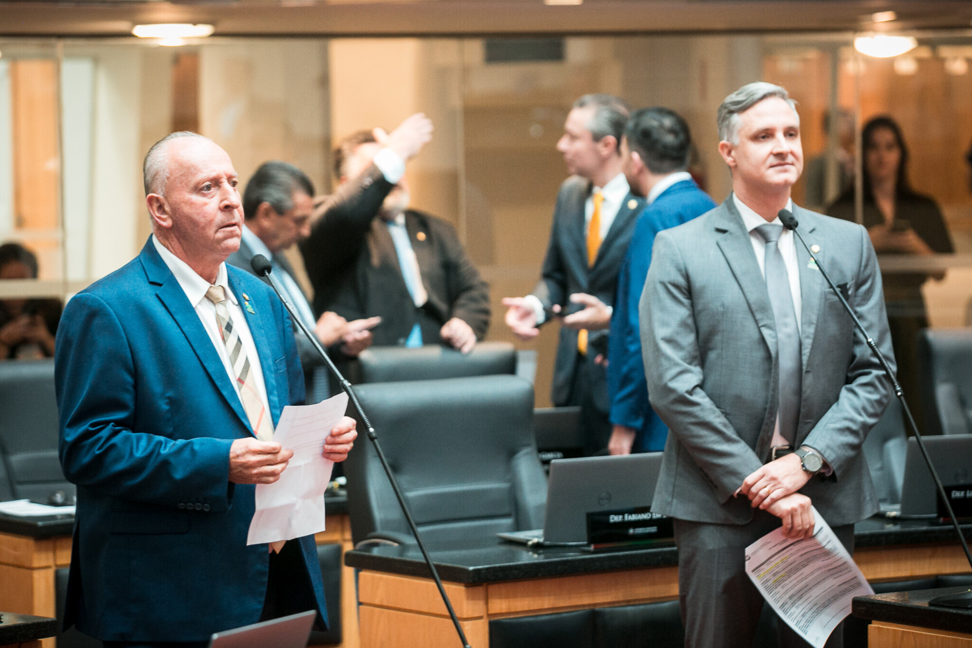 - Deputado Oscar Gutz (PL) 	
 - Deputado Matheus Cadorin (NOVO)