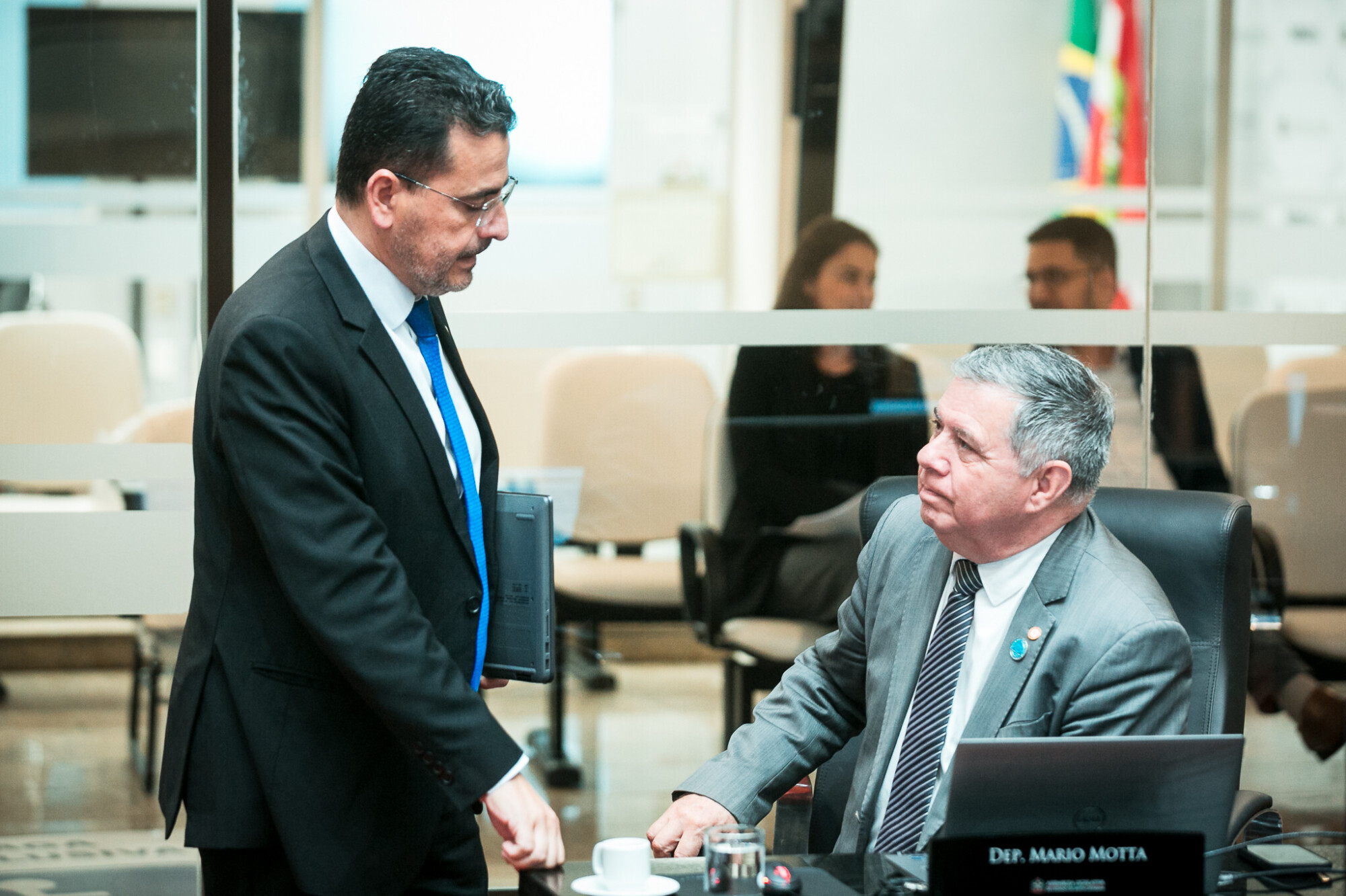 - Deputado Soratto (PL)
 - Deputado Mário Motta (PSD)